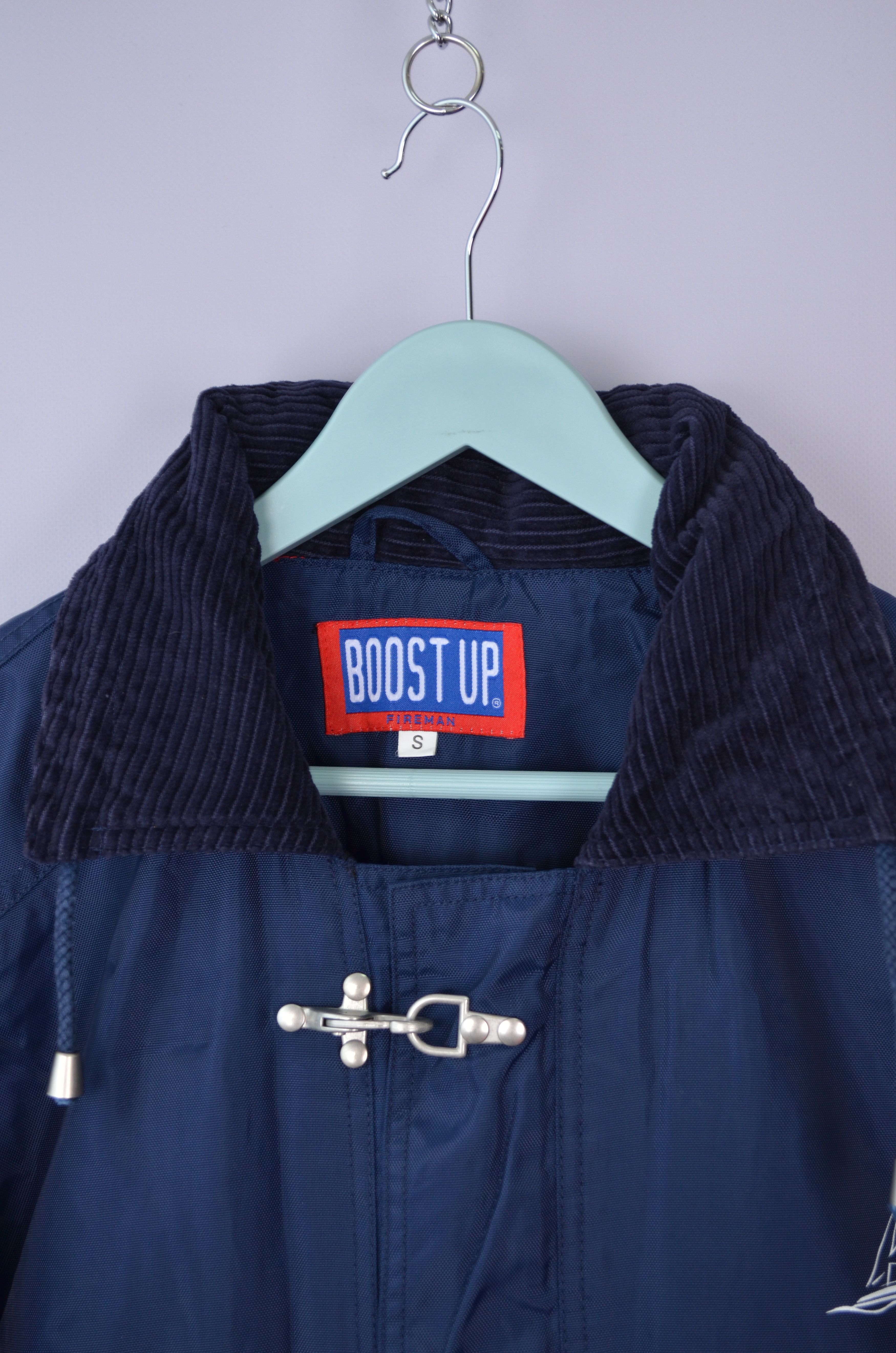 Vintage Boost Up Fireman Nylon Vintage Navy Jacket Size S 90s Size US S / EU 44-46 / 1 - 4 Thumbnail