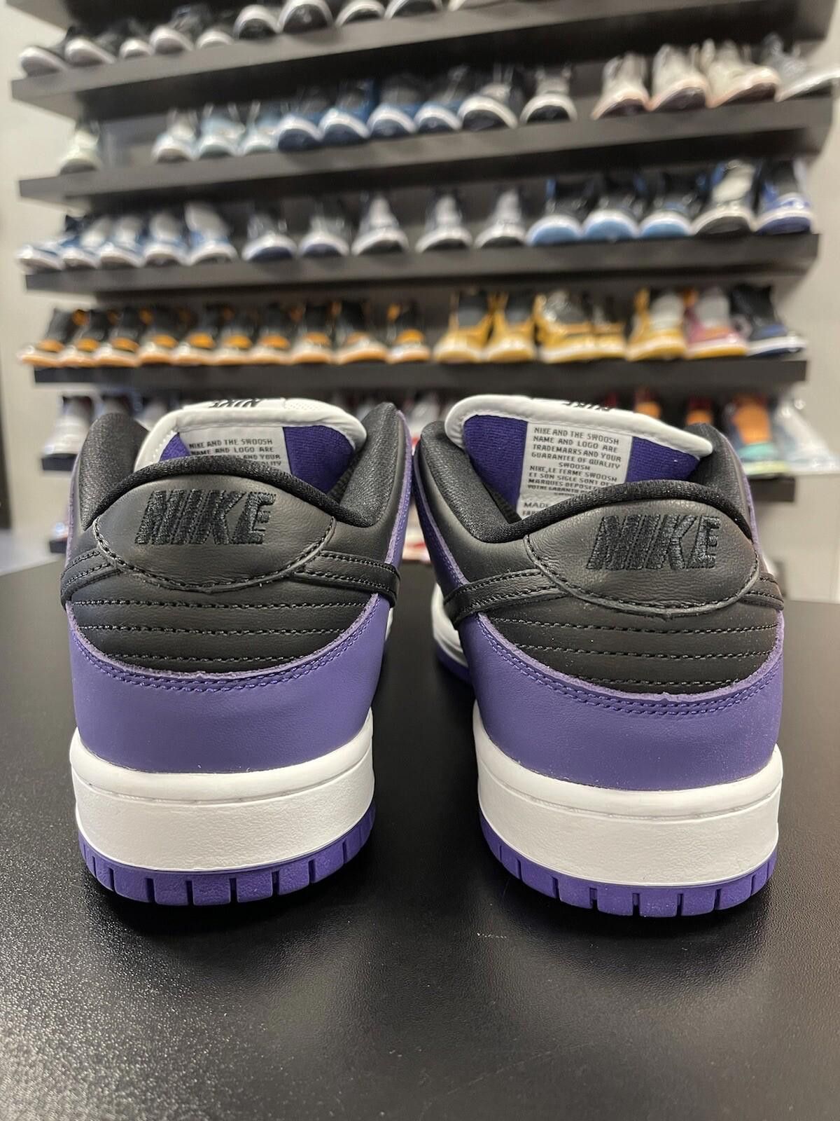 Nike Size 11.5 - Nike Dunk SB Low Court Purple BQ6817 500 Size US 11.5 / EU 44-45 - 4 Thumbnail