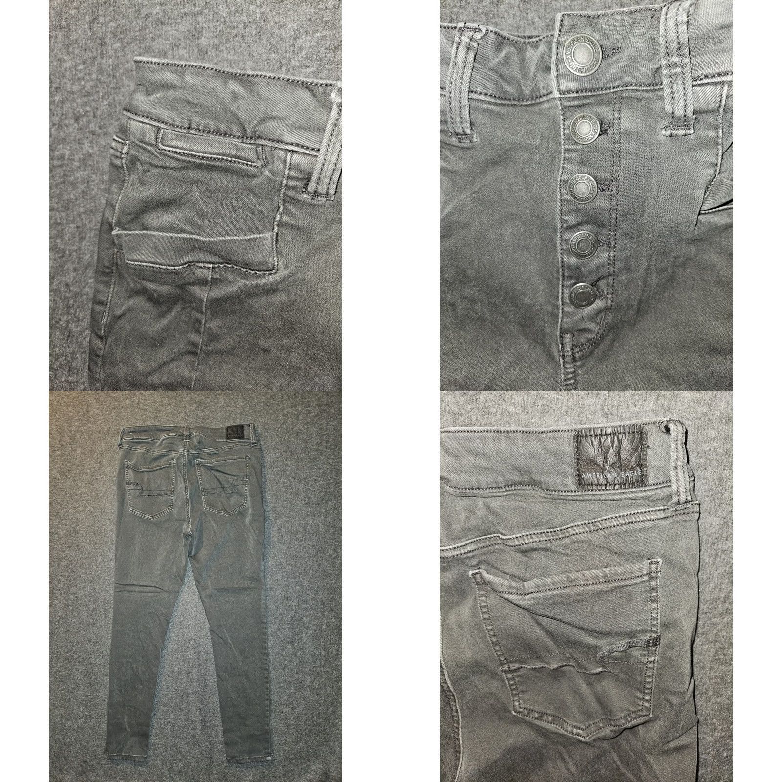 American Eagle Outfitters VINTAGE American Eagle Jegging Shirt? Size 34" / US 12 / IT 48 - 8 Thumbnail