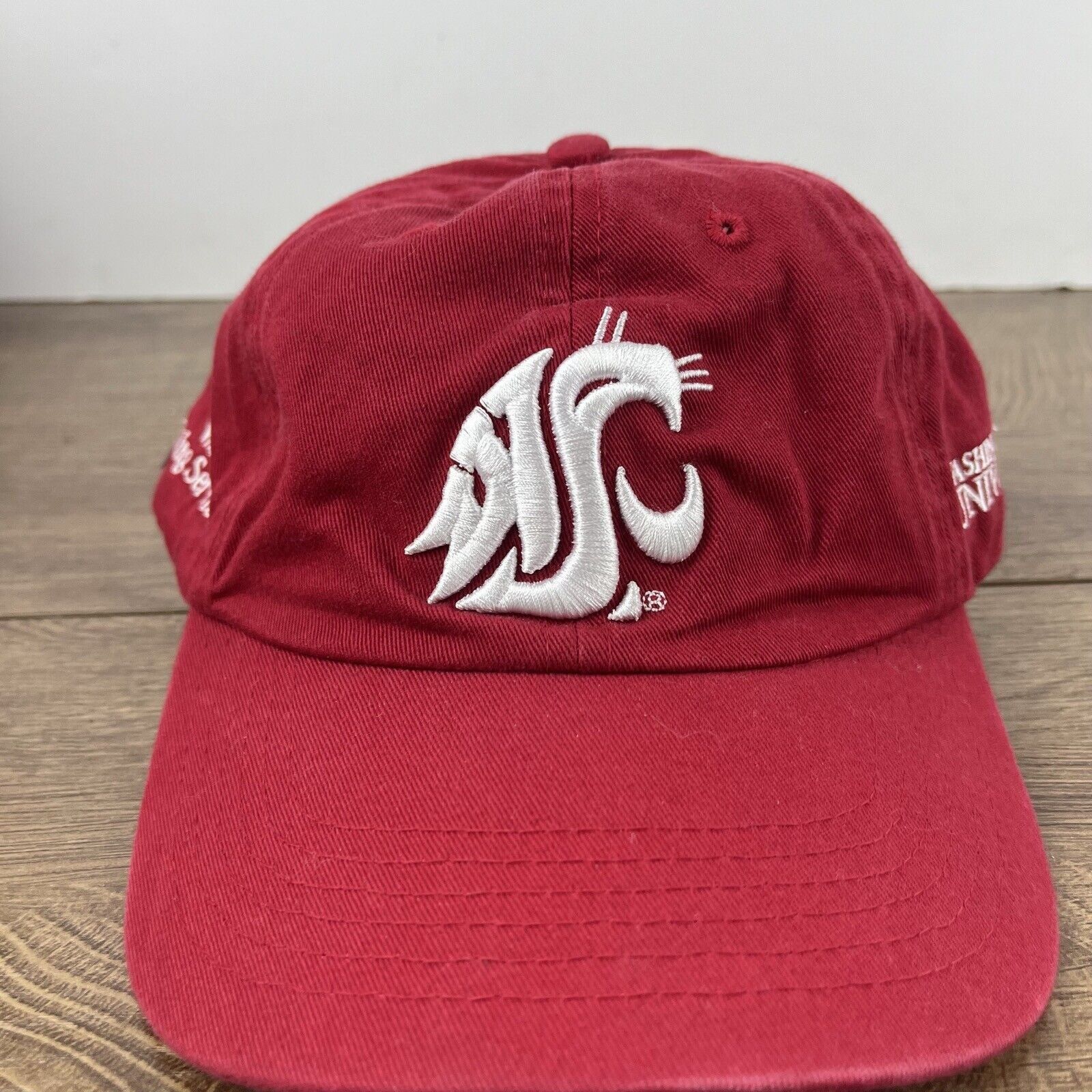 Other Washington State Cougars Hat Red NCAA Cougars Cap Adjustable Size ONE SIZE - 5 Thumbnail