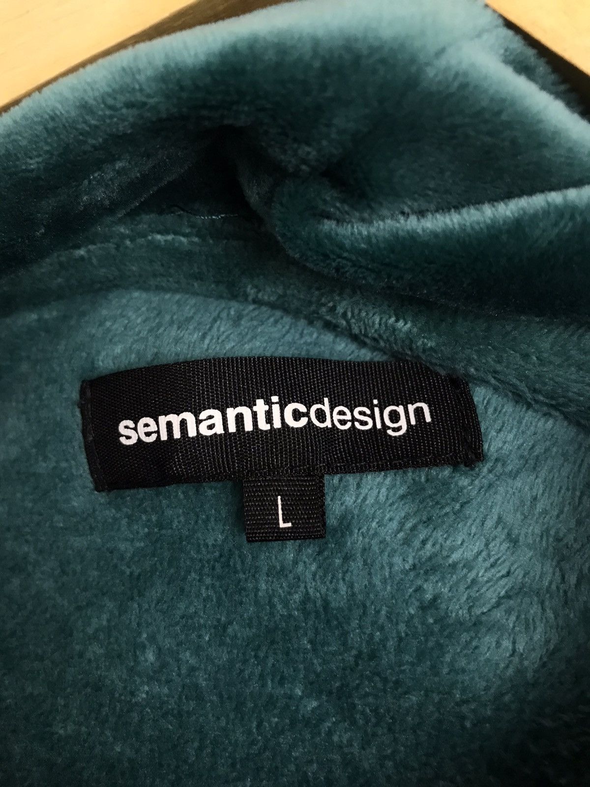 Japanese Brand × Le Grande Bleu (L.G.B.) × semanticdesign Japanese semantic design velvet three tone hoodie Size US L / EU 52-54 / 3 - 4 Thumbnail