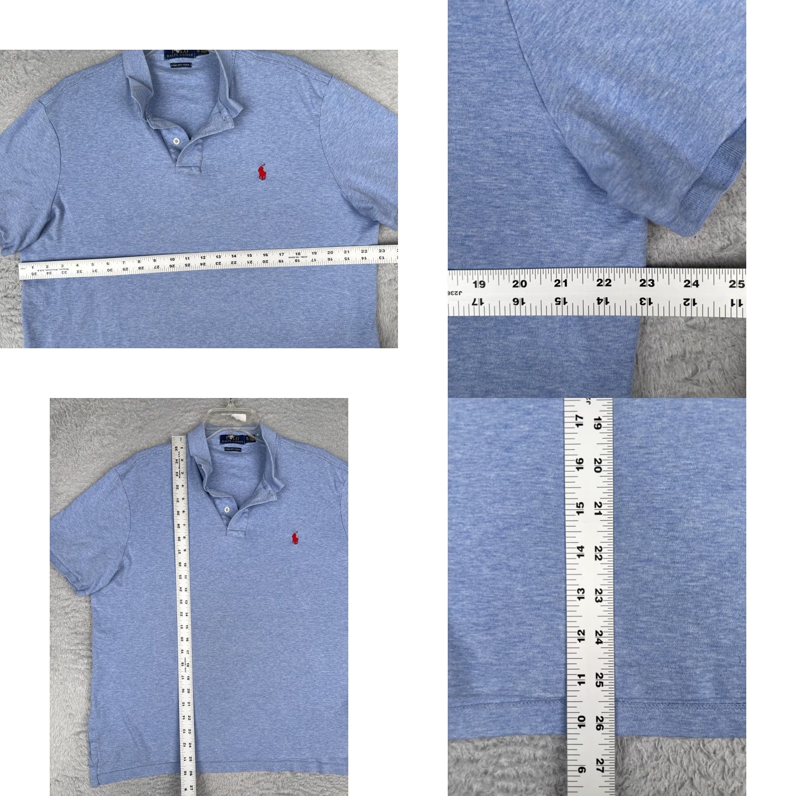 Ralph Lauren Polo Ralph Lauren Polo Shirt Men XL Blue Golf 100% Cotton Golfer Short Sleeve Shirt Size US XL / EU 56 / 4 - 8 Thumbnail