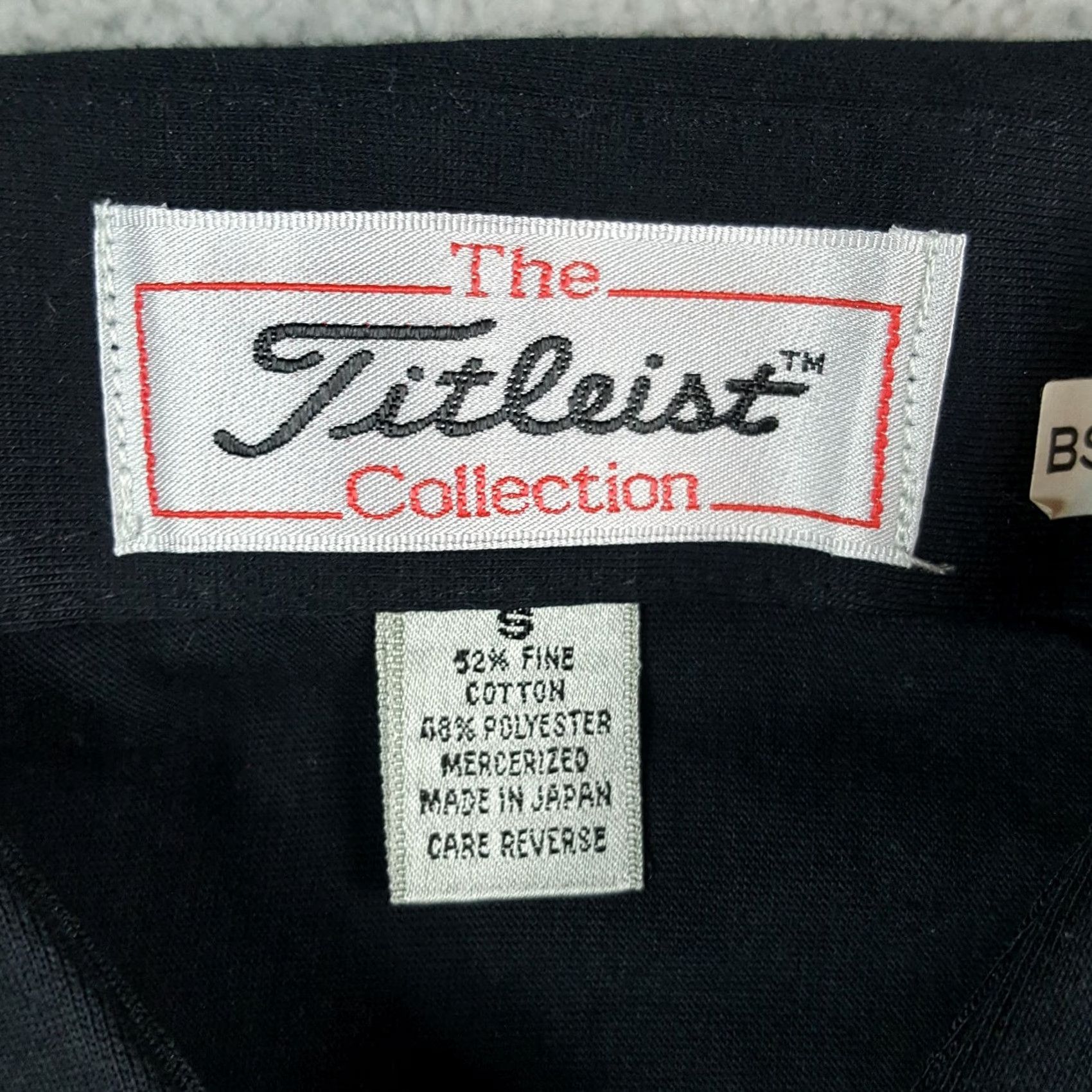 Titleist VINTAGE Titleist Golf Preppy Pocket Polo Shirt S Black Cotton Athletic Button Collar Shirt Mens Size US S / EU 44-46 / 1 - 6 Thumbnail