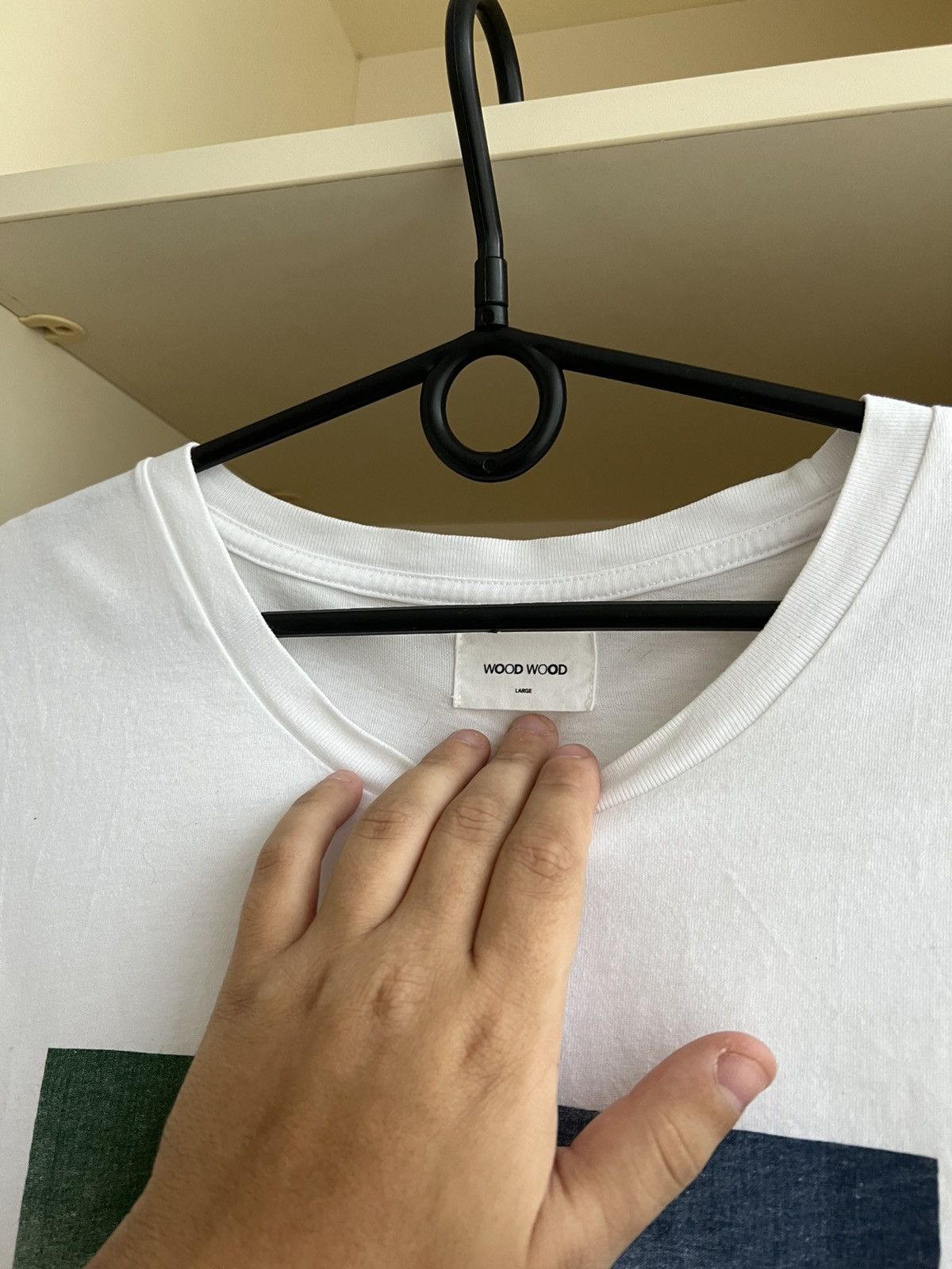 Wood Wood Wood Wood T-Shirt Tee White Size L Size US L / EU 52-54 / 3 - 8 Thumbnail