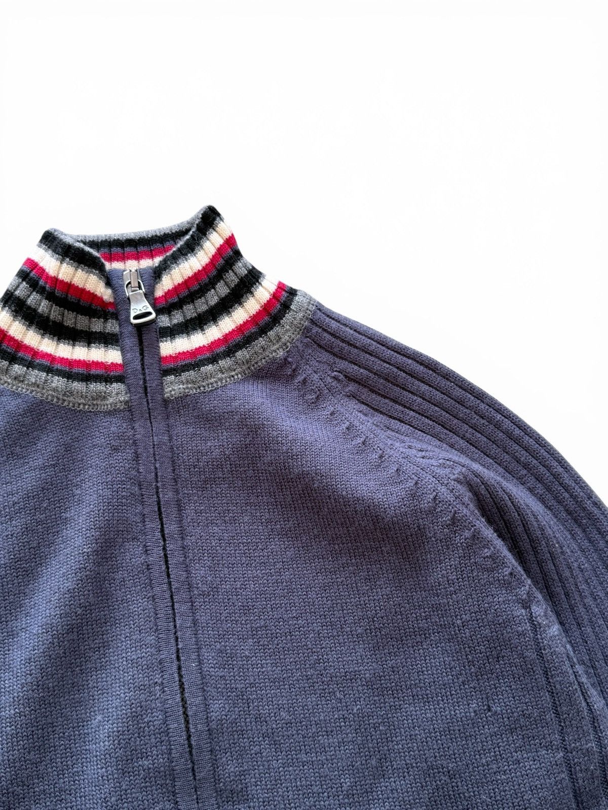Dolce & Gabbana 2000s Dolce & Gabbana Wool Knit Zip Sweater Size US M / EU 48-50 / 2 - 5 Thumbnail