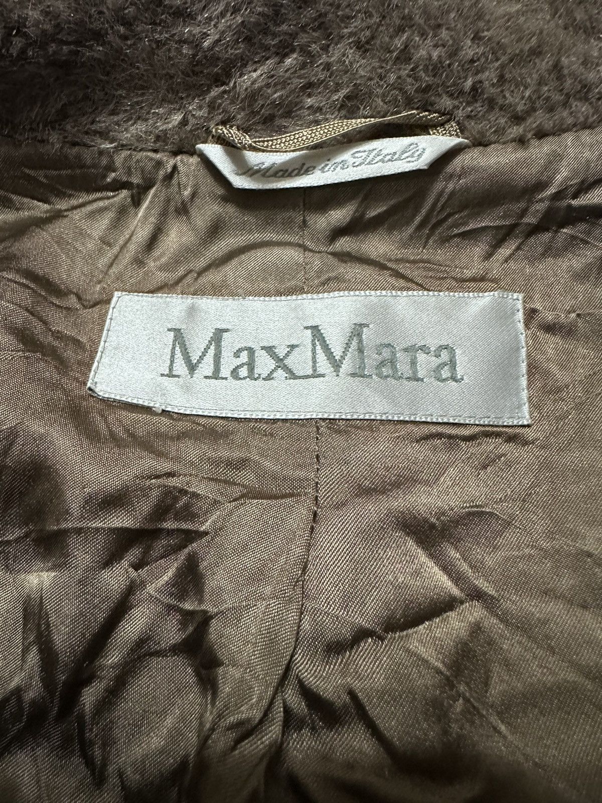 Max Mara RARE ‼️ Max Mara Teddy Bear Icon Coat Alpaca & Wool Size M / US 6-8 / IT 42-44 - 10 Thumbnail