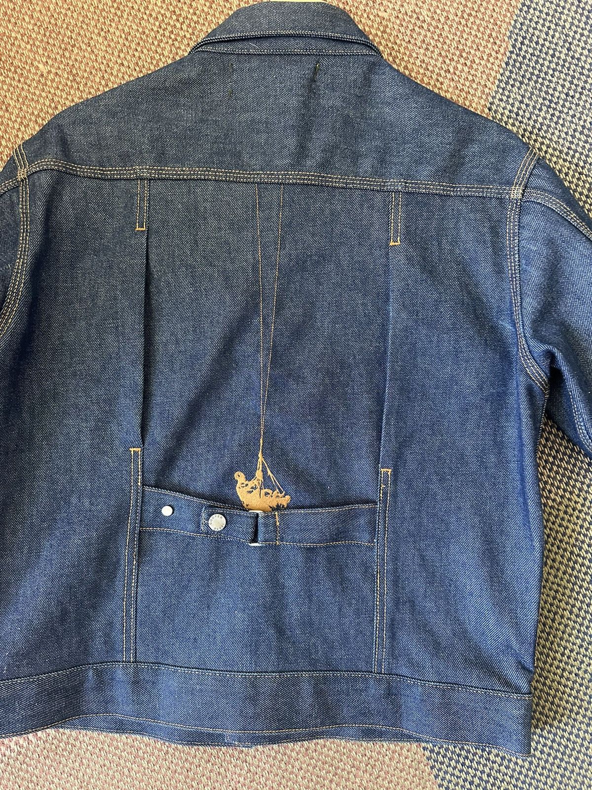 Reese Cooper Reese Cooper Raw Denim Embroidered Jacket Size US S / EU 44-46 / 1 - 3 Thumbnail