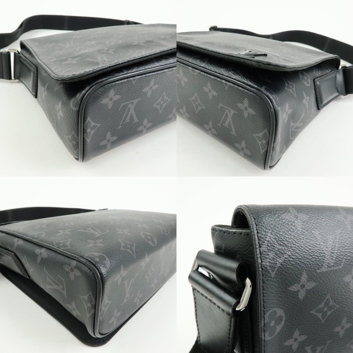 Louis Vuitton Louis Vuitton Monogram Eclipse Crossbody Bag in Black Size ONE SIZE - 5 Thumbnail