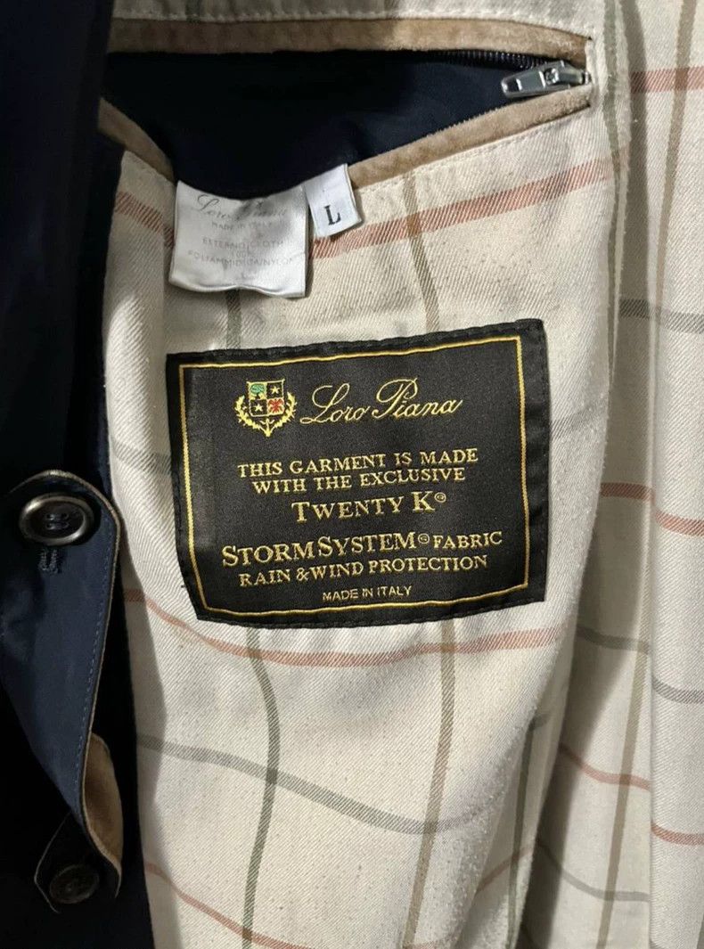 Loro Piana LORO PIANA Men's trench coat Size US L / EU 52-54 / 3 - 3 Thumbnail