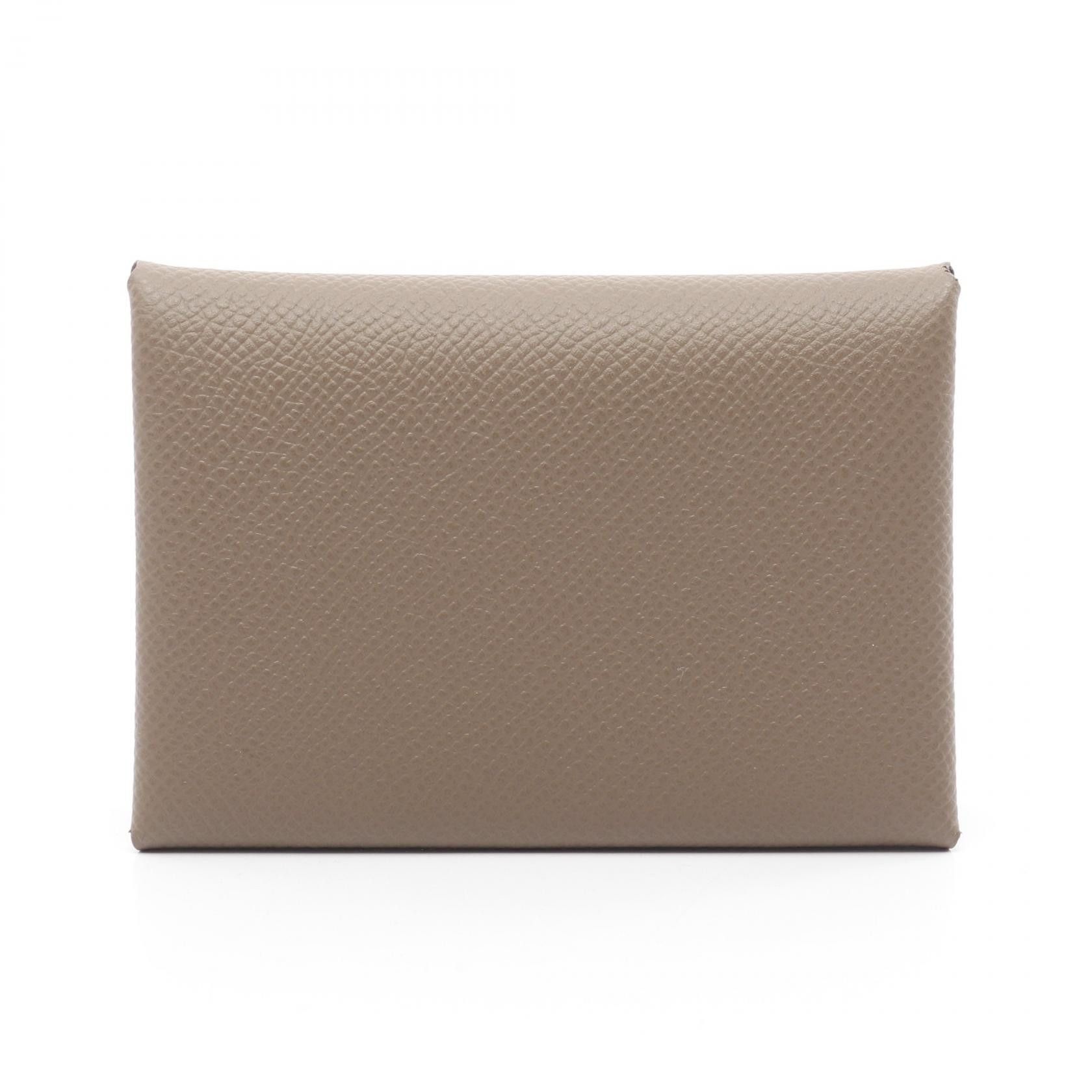 Hermes Hermes Hermes Calvi Duo Epsom Leather Coin Case Leather Coin Case Stamp B (2023) Size ONE SIZE - 1 Thumbnail