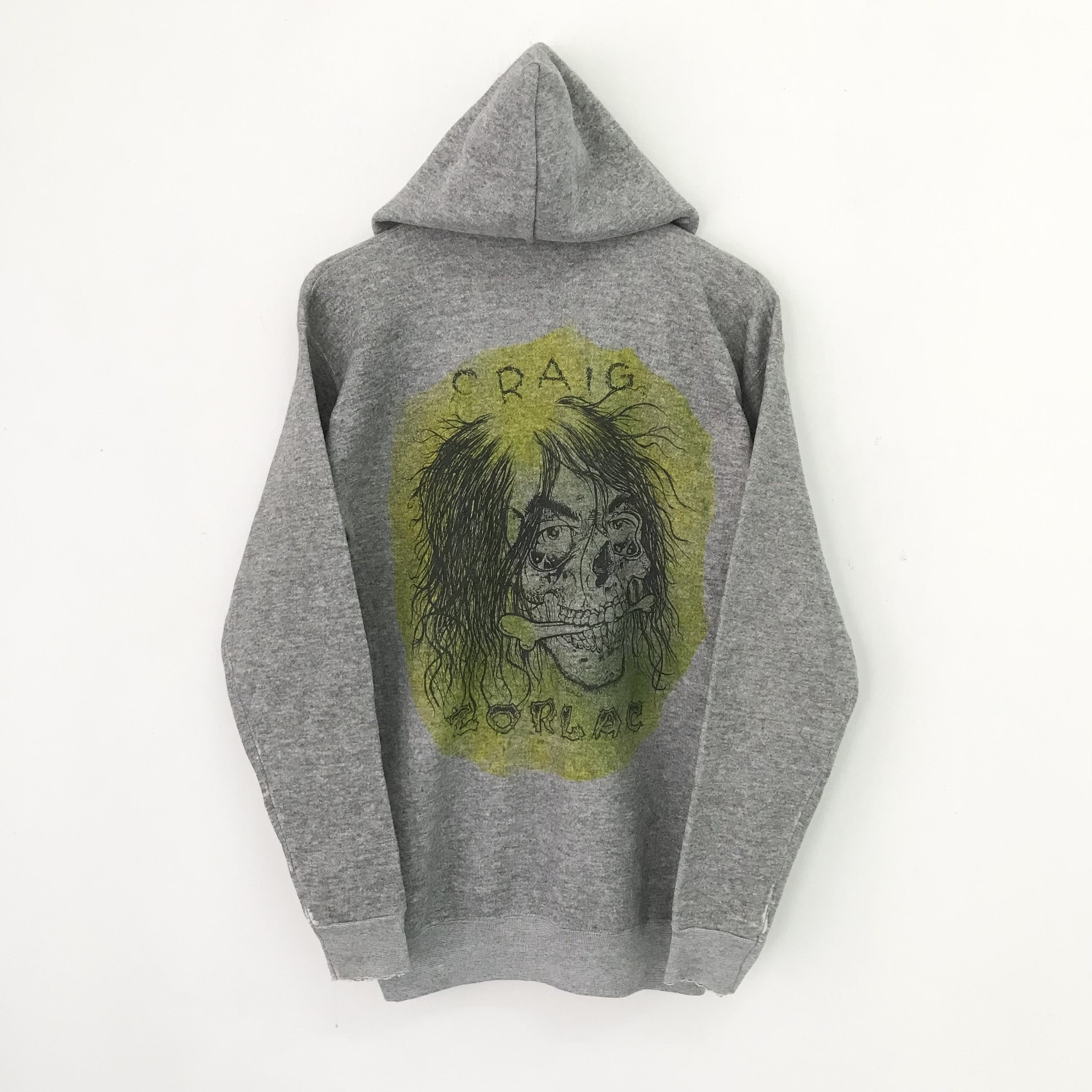 image of Vintage 90's Zorlac Craig Pushead Zorlac Skateboarding in Grey, Men's (Size Medium)