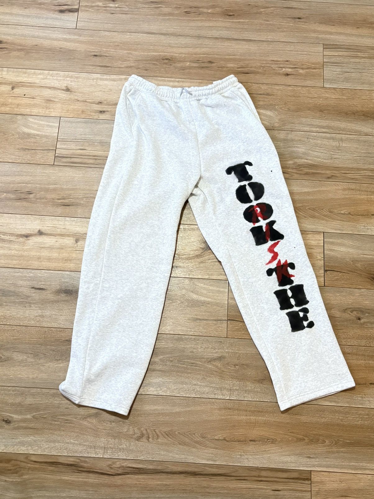 Designer × Vintage Took The Risk Hoodie / Sweatsuit Size US XL / EU 56 / 4 - 3 Thumbnail