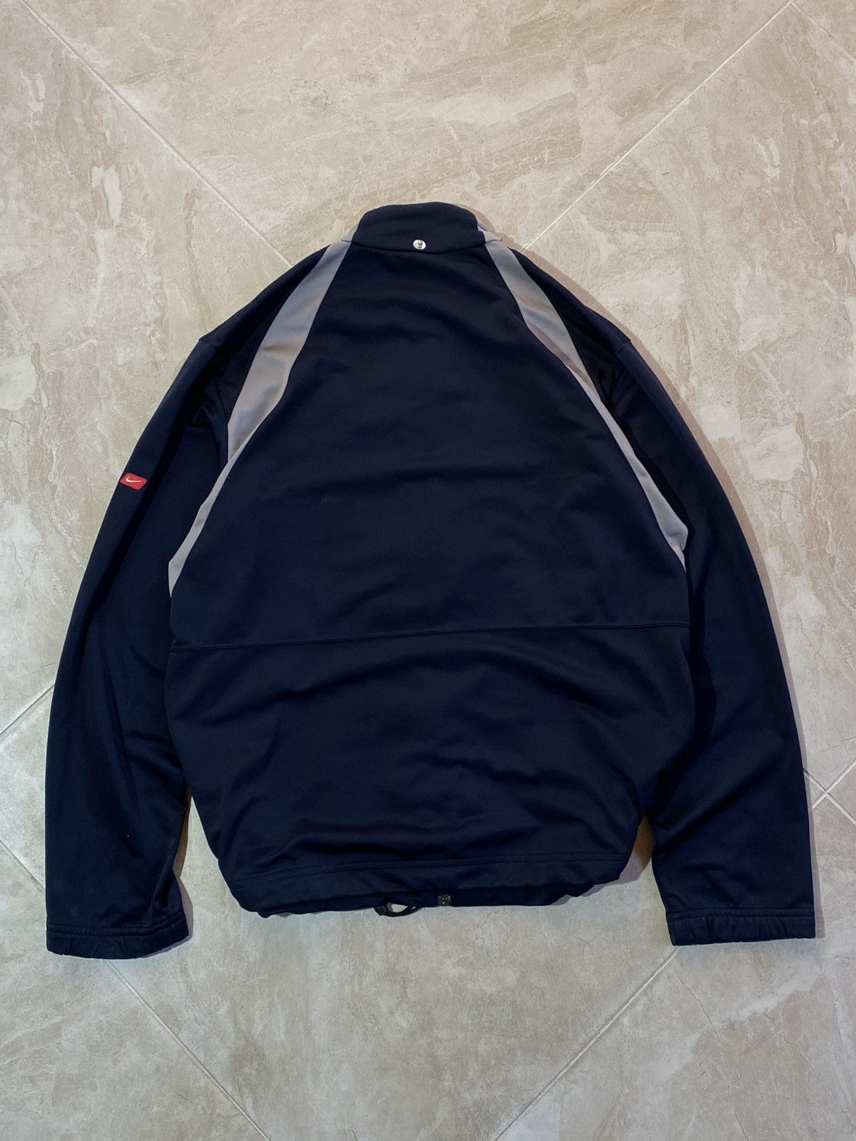 Nike 🔥 VINTAGE 2000s NIKE ATHLETIC DRILL STYLE SPORT TRACK TOP Size US S / EU 44-46 / 1 - 5 Thumbnail