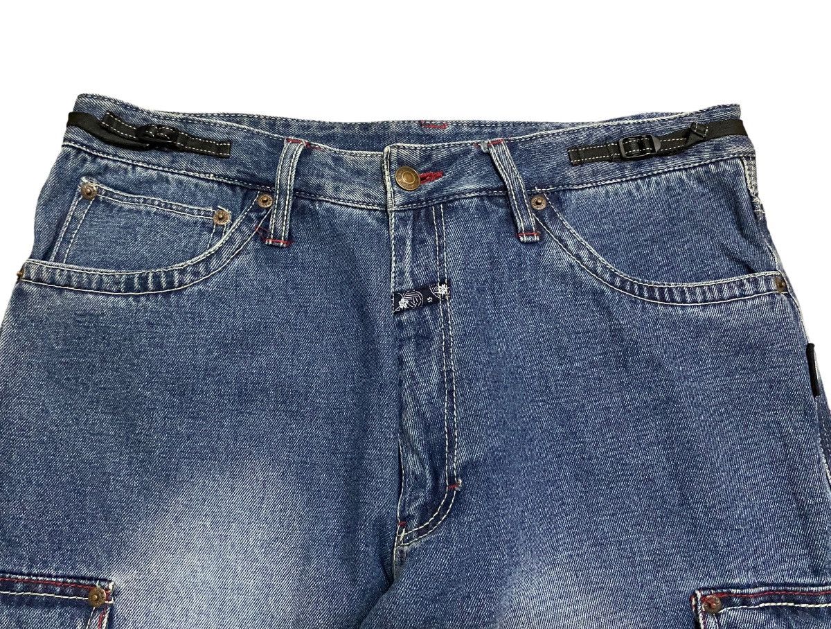 14th Addiction × Japanese Brand × Le Grande Bleu (L.G.B.) Rare Vintage Japanese Brand Kakei Sukajan Baggy Jeans 1990s Size US 32 / EU 48 - 3 Thumbnail