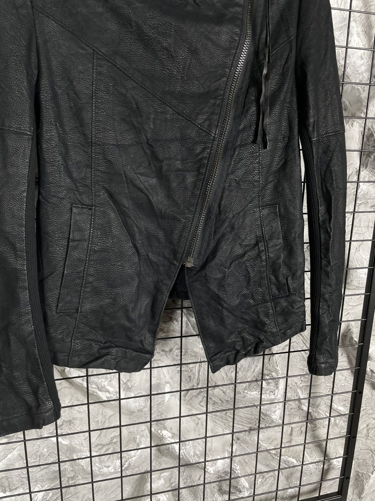 If Six Was Nine Vintage Archive Asymmetrical Zip Jacket LGB Rick Owens Vibe Size US S / EU 44-46 / 1 - 7 Thumbnail