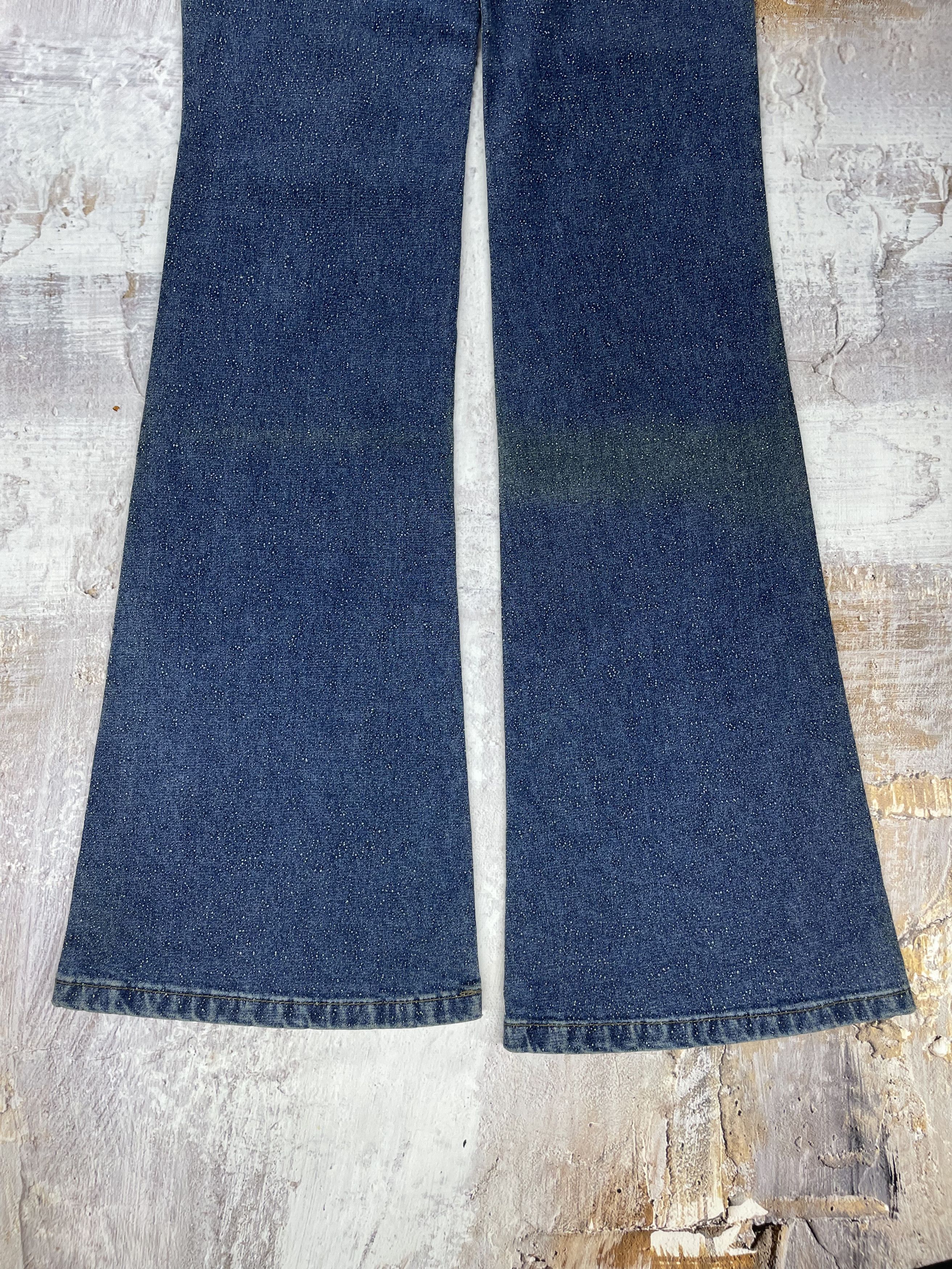 Vintage Vintage Faded Flare Jeans Women’s Size W25/L32 Size 25" / US 0 / IT 36 - 8 Thumbnail