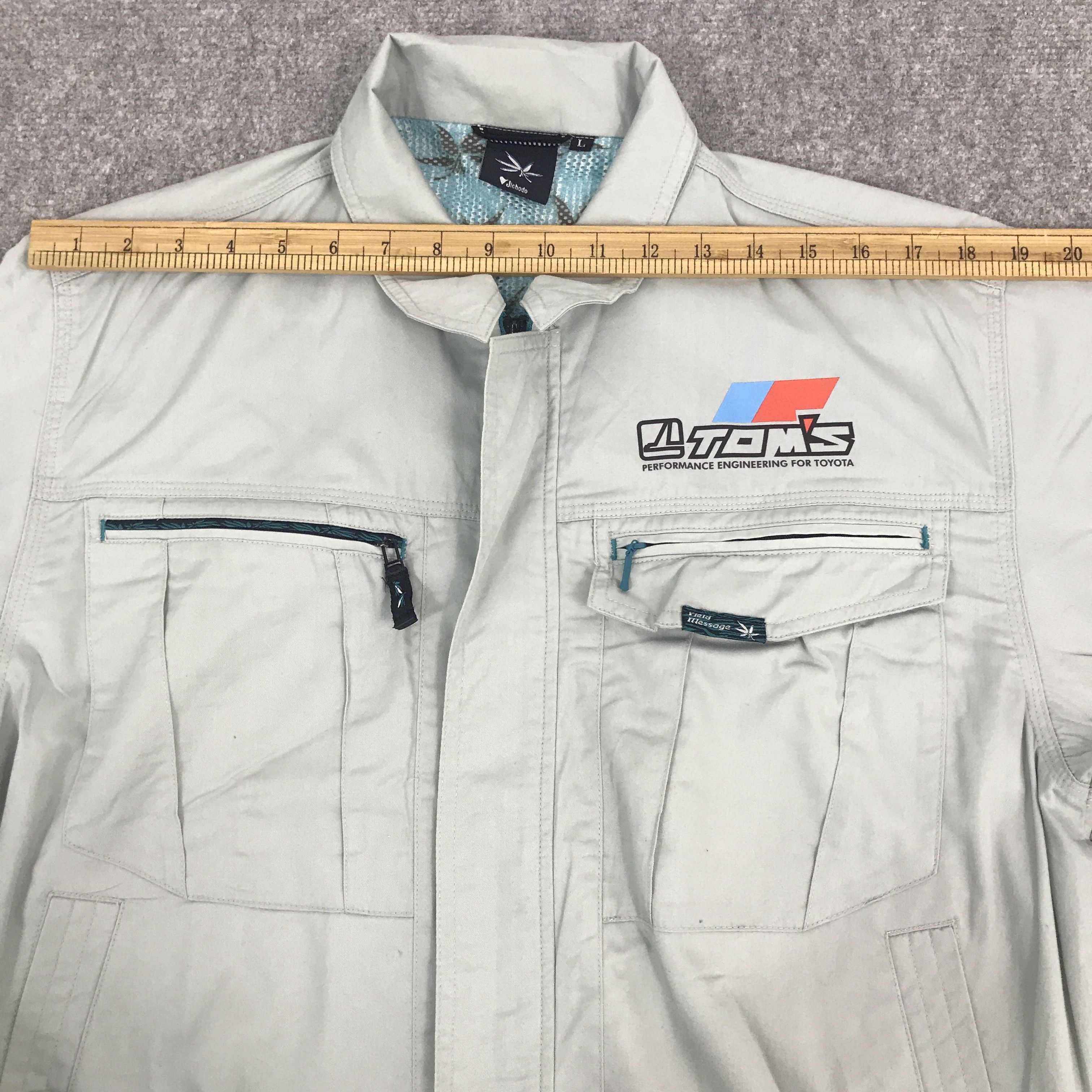 Japanese Brand Rare Tom’s Toyota Racing Custom Worker Jacket Size US M / EU 48-50 / 2 - 5 Thumbnail
