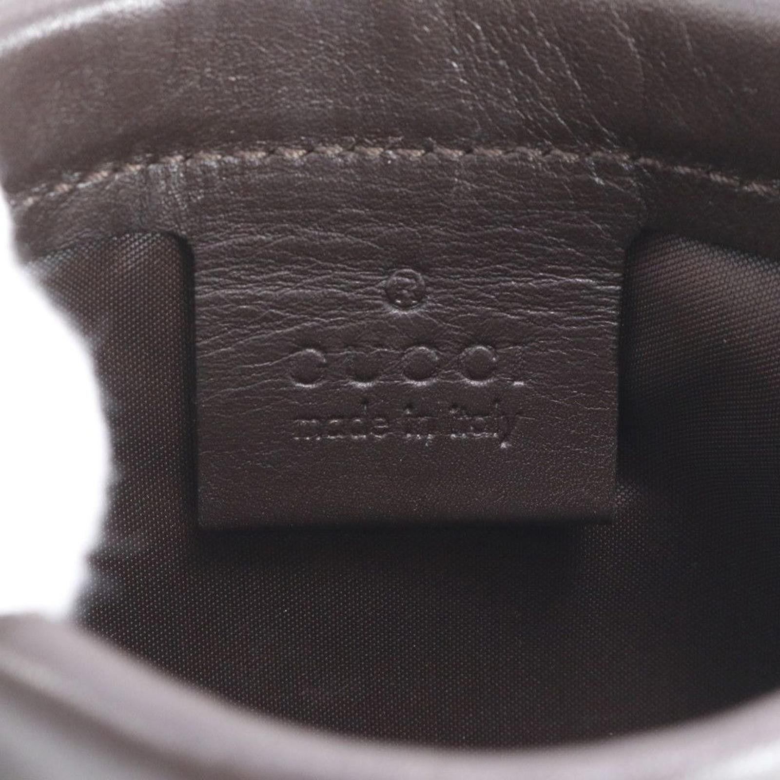 Gucci Gucci - Dark Brown Leather Tote Bag Size ONE SIZE - 9 Thumbnail