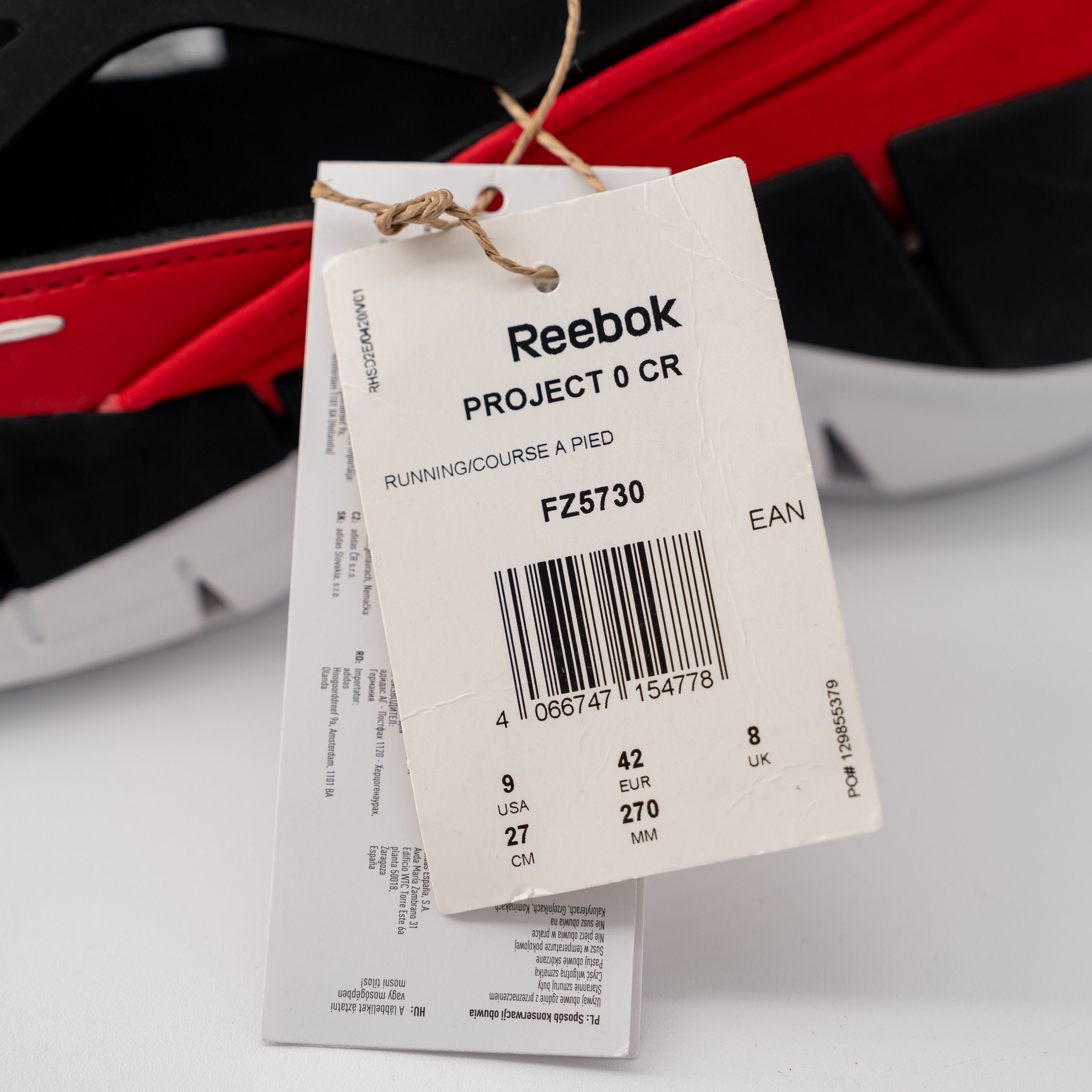 Maison Margiela × Reebok 9 Maison Margiela Reebok White Croafer Black Red Project 0 Size US 9 / EU 42 - 8 Thumbnail
