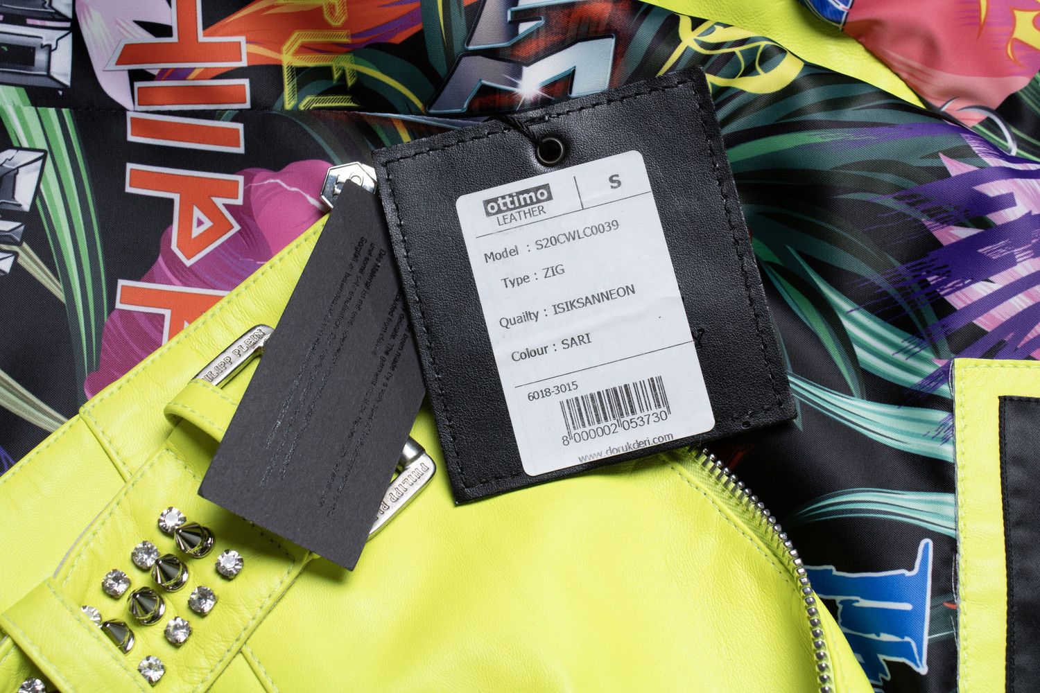 Philipp Plein Philipp Plein, neon yellow leather vest with studs Size S / US 4 / IT 40 - 8 Thumbnail