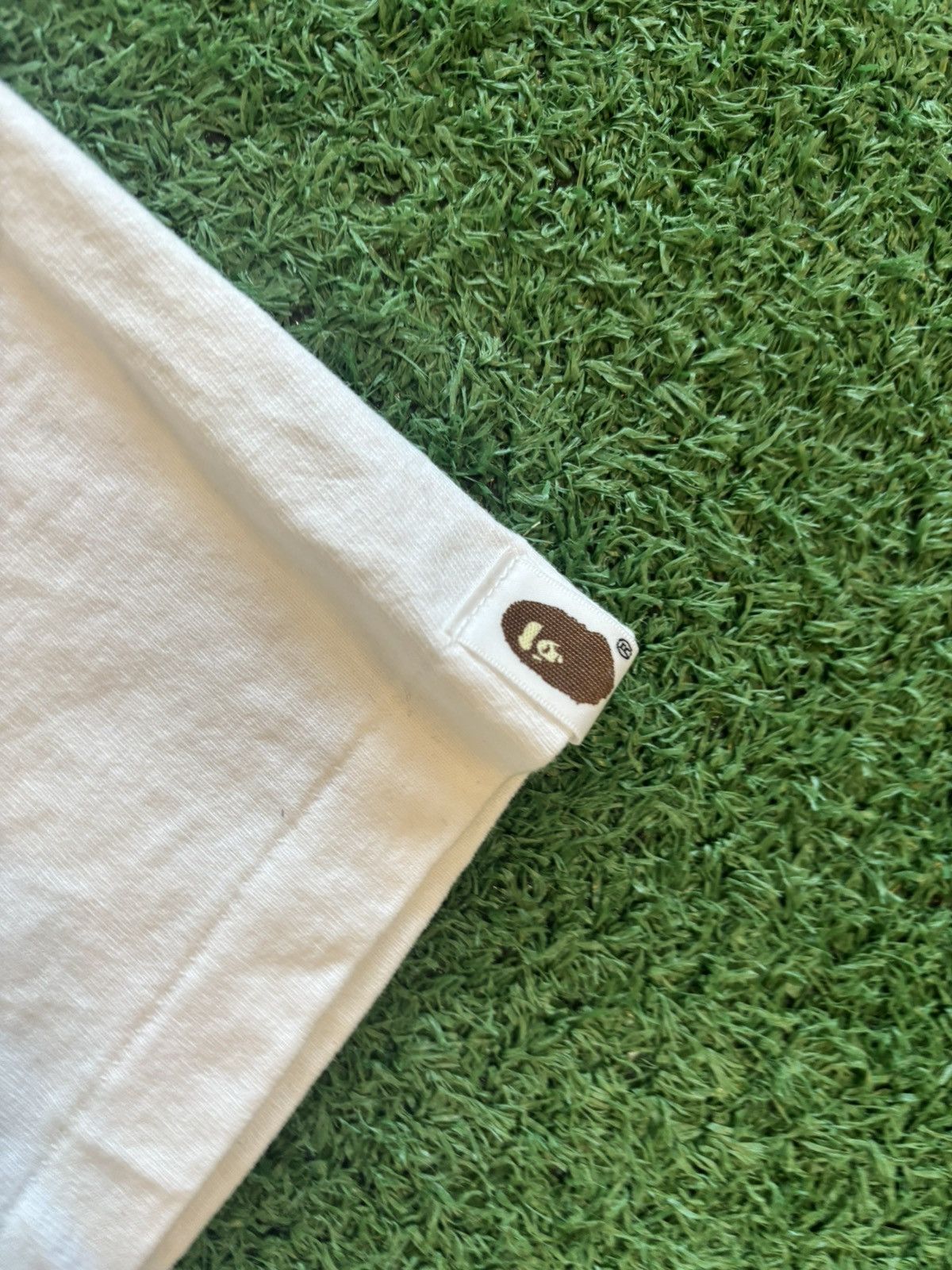 Bape BAPE Fur Ape Head Tee White Size US M / EU 48-50 / 2 - 4 Thumbnail