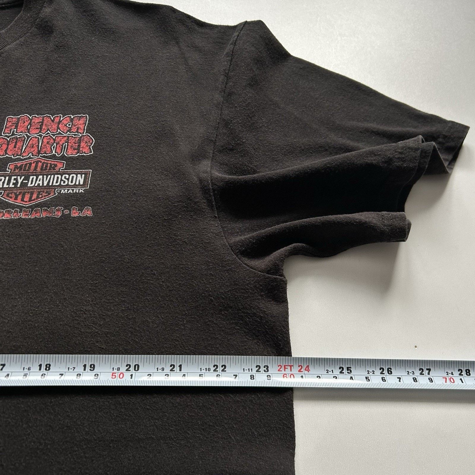 Harley Davidson Vintage Harley Davidson Shirt XL Y2K New Orleans Faded Black Size US XL / EU 56 / 4 - 6 Thumbnail