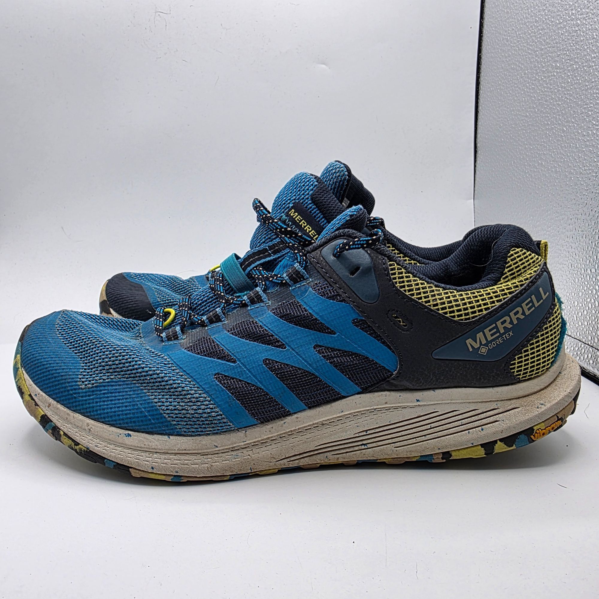 Merrell Merrell Nova 3 GTX Gore Tex Vibram Mens Size 11.5W Wide Blue Size US 11.5 / EU 44-45 - 13 Thumbnail