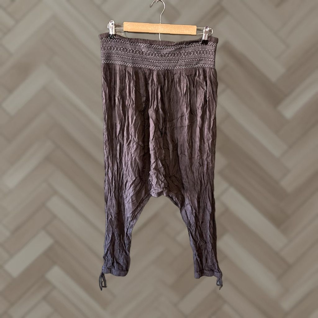 Vintage Hei Hei Womens Baggy Sweatpants Jogger Purple L Size Large Activewear Sweatpants Womens Size 36" / US 14 / IT 50 - 1 Thumbnail