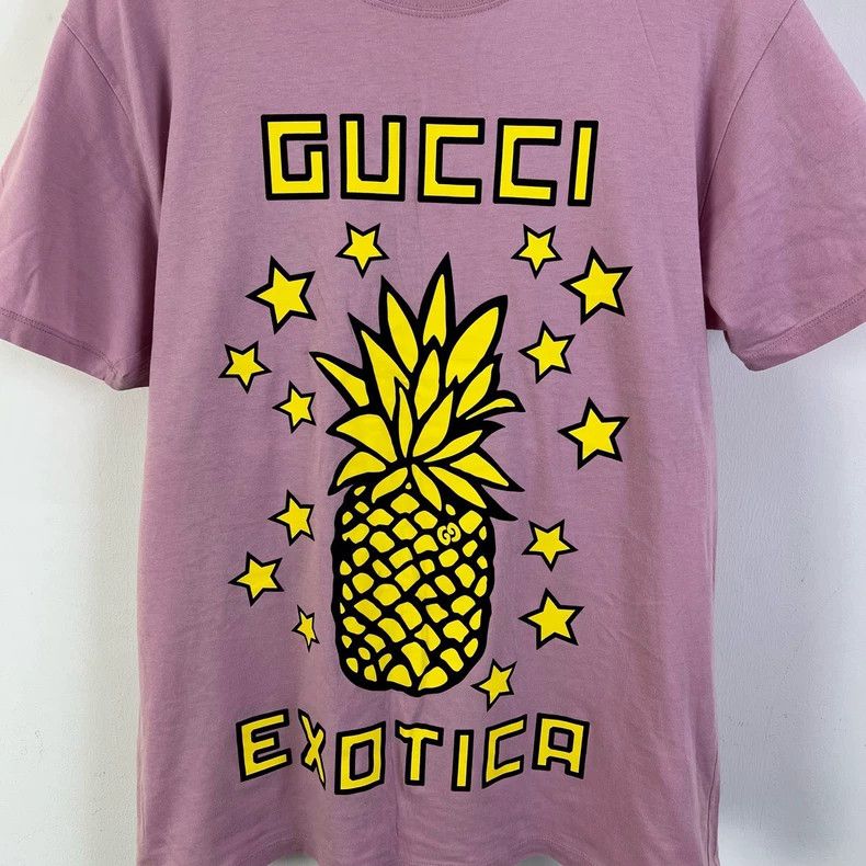 Gucci Gucci Pineapple printed short sleeves Size M / US 6-8 / IT 42-44 - 3 Thumbnail