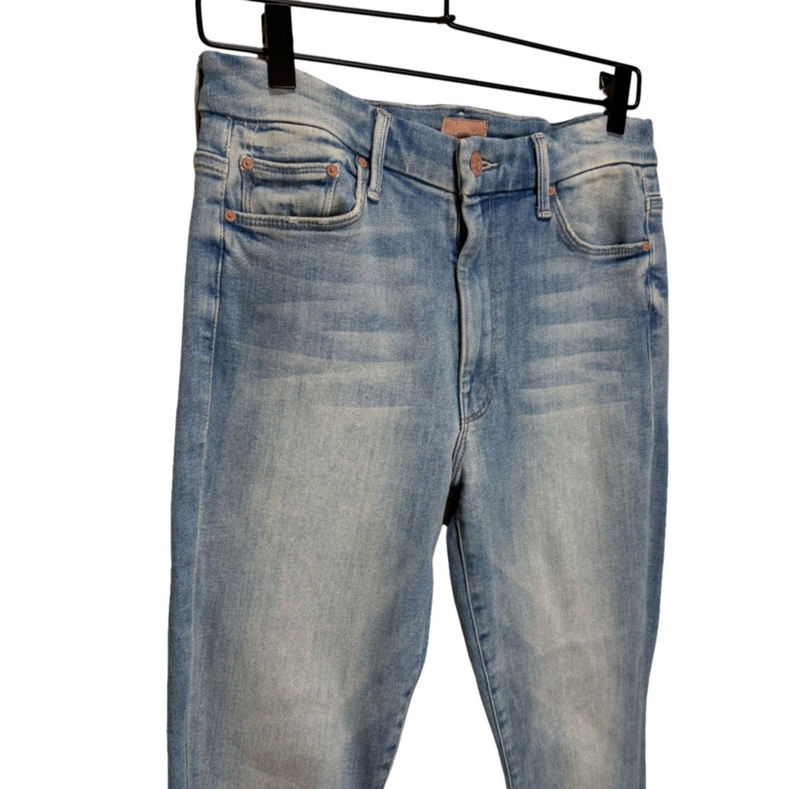 MOTHER MOTHER High Waisted Looker Ankle Fray - Au Revoir 30 Size 30" / US 8 / IT 44 - 4 Thumbnail