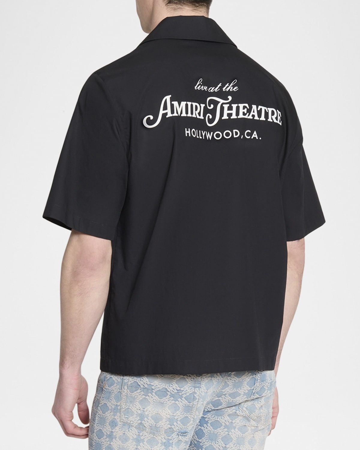 Amiri o1s1wg111025 Theatre Camp Shirt in Black Size US S / EU 44-46 / 1 - 3 Thumbnail