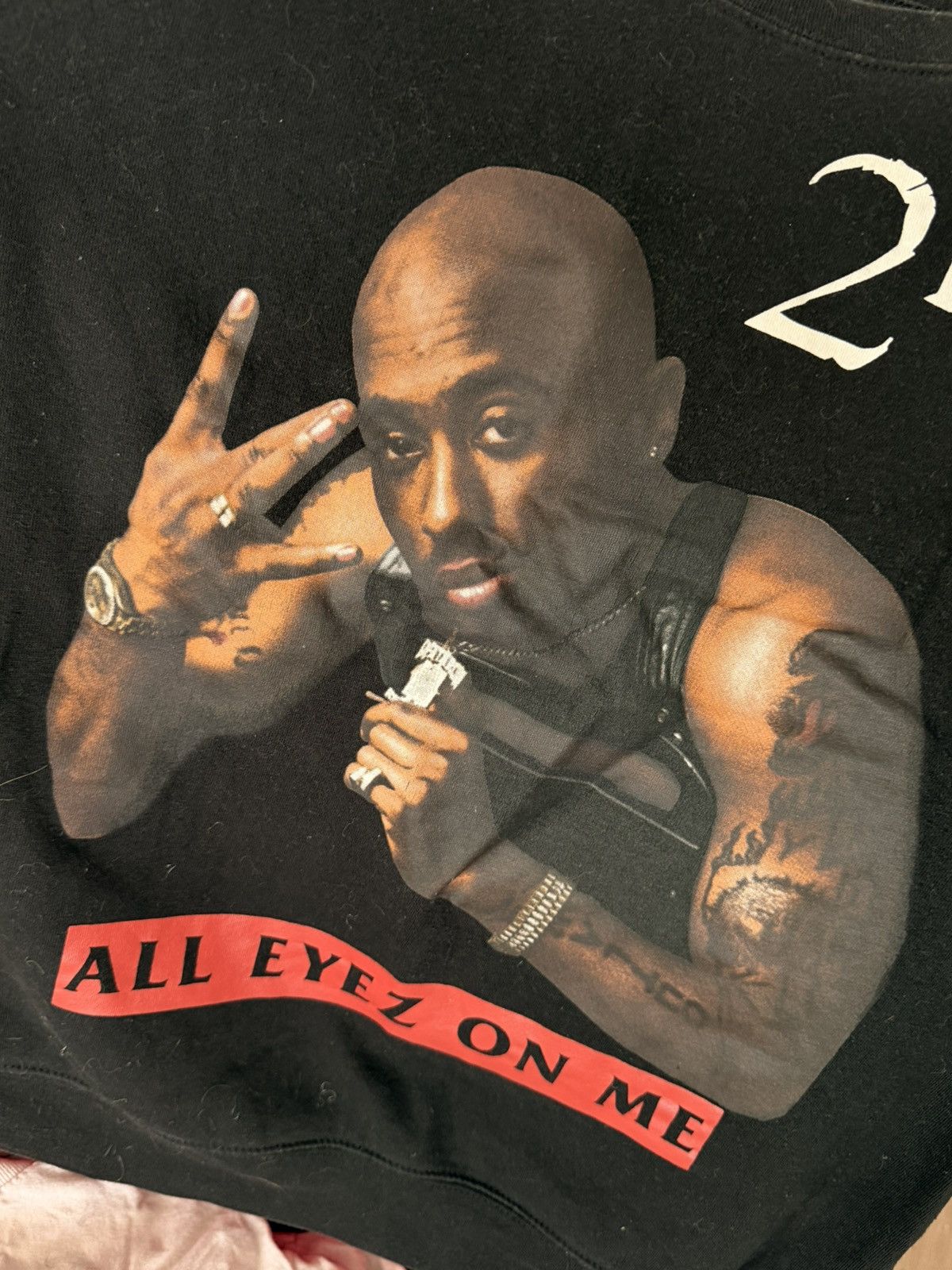 Vintage Vintage Tupac Crewneck Size US L / EU 52-54 / 3 - 3 Thumbnail
