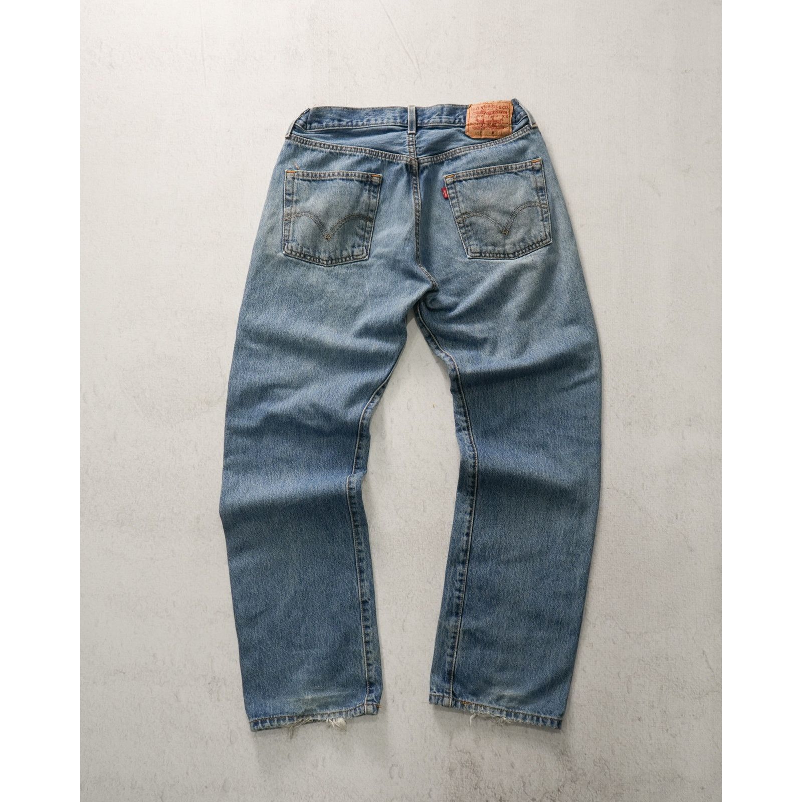 Levi's Vintage 90s Levis 501 Blue Jeans - Women's 30W x31L Size 30" / US 8 / IT 44 - 2 Thumbnail