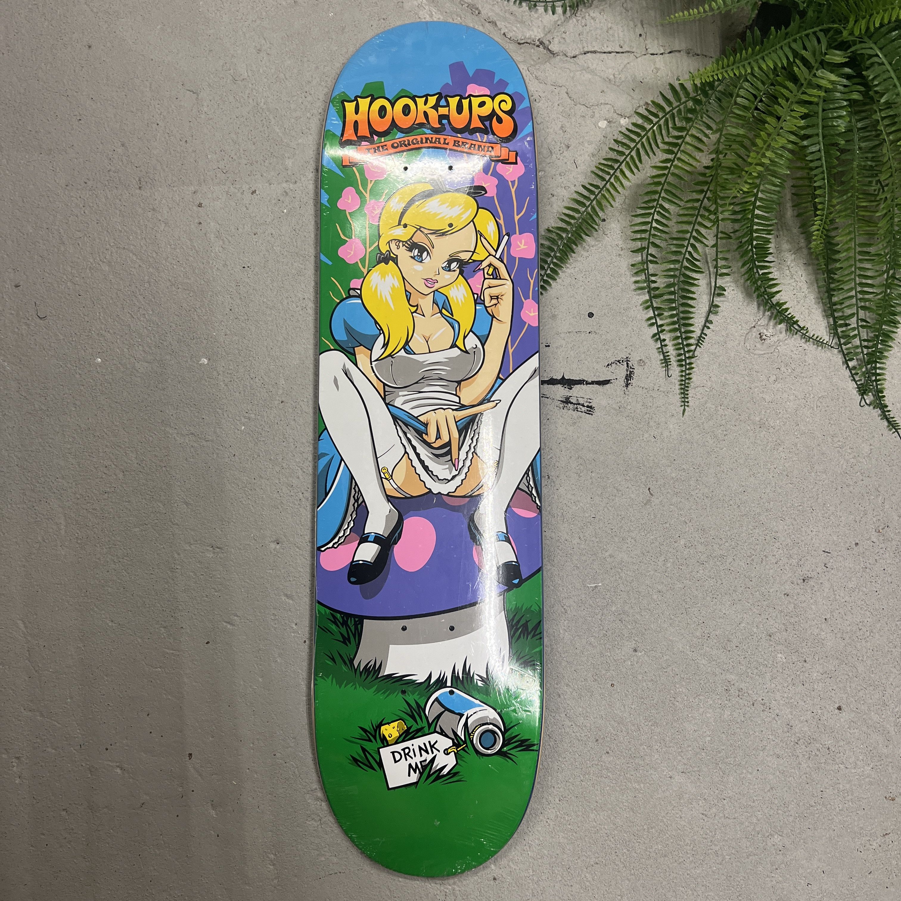Hook-Ups Hook-Ups Alice in Wonderland Drink Me Skateboard | Grailed