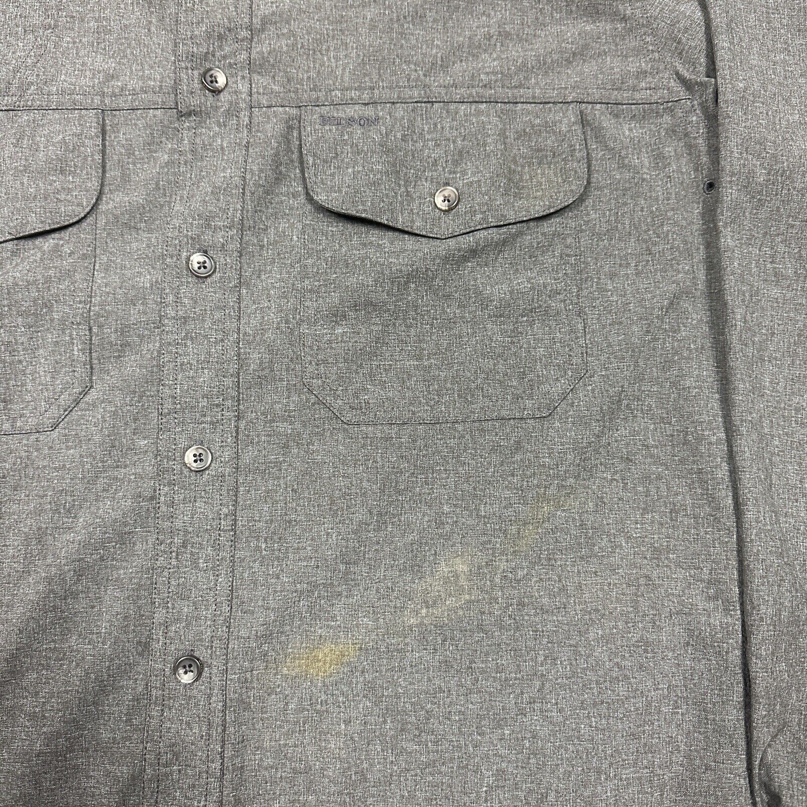 Filson CC Filson Men's Grey Button Down Long Sleeve Shirt Size US M / EU 48-50 / 2 - 4 Thumbnail