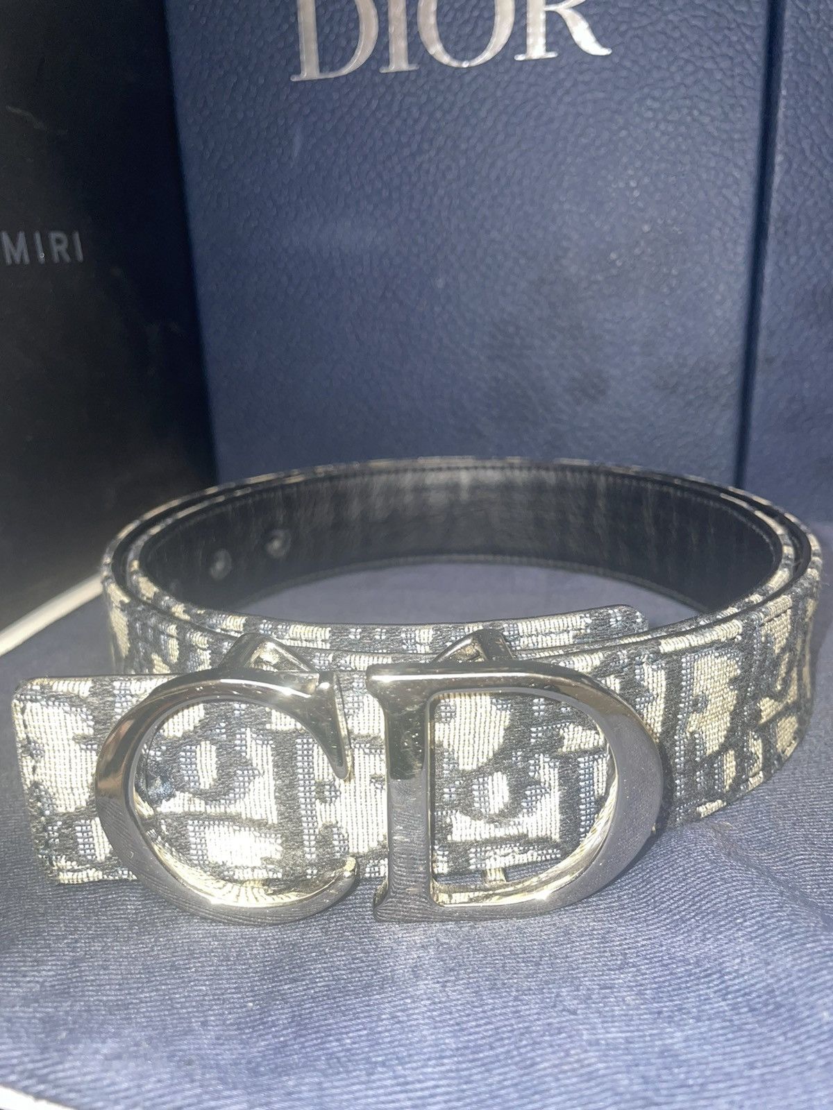Dior Dior jacquard belt Size 32 - 6 Thumbnail