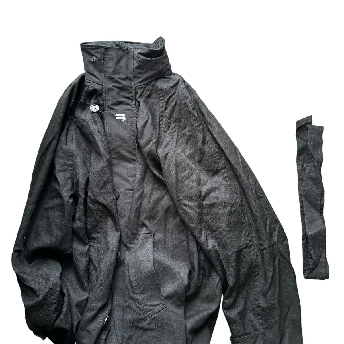 Balenciaga BALENCIAGA 2021AW OVERSIZED HYBRID TRENCH COAT JACKET Size US S / EU 44-46 / 1 - 18 Thumbnail