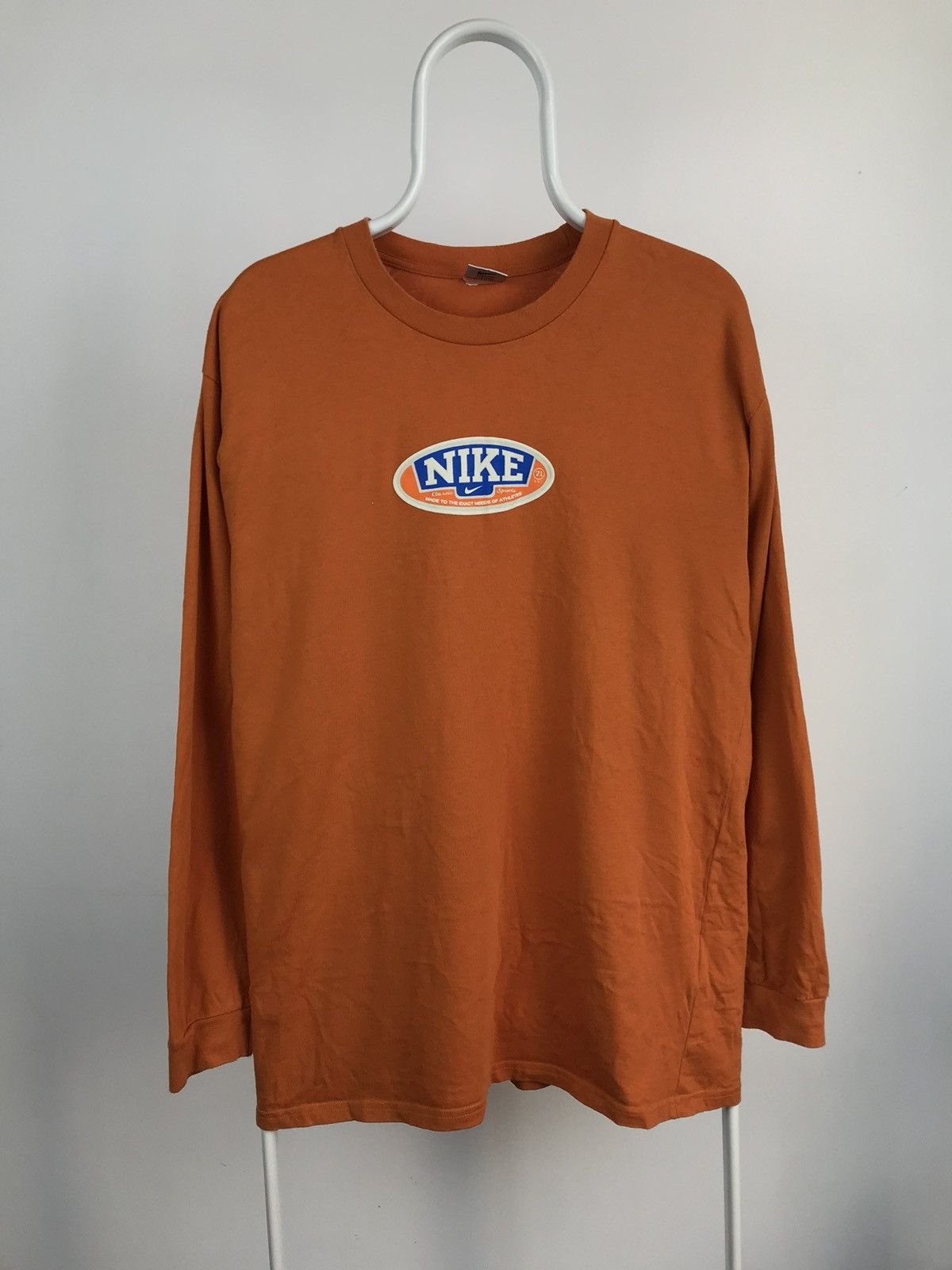 Nike Vintage Nike Long Sleeve Big Logo Est. 71 Size US L / EU 52-54 / 3 - 1 Thumbnail