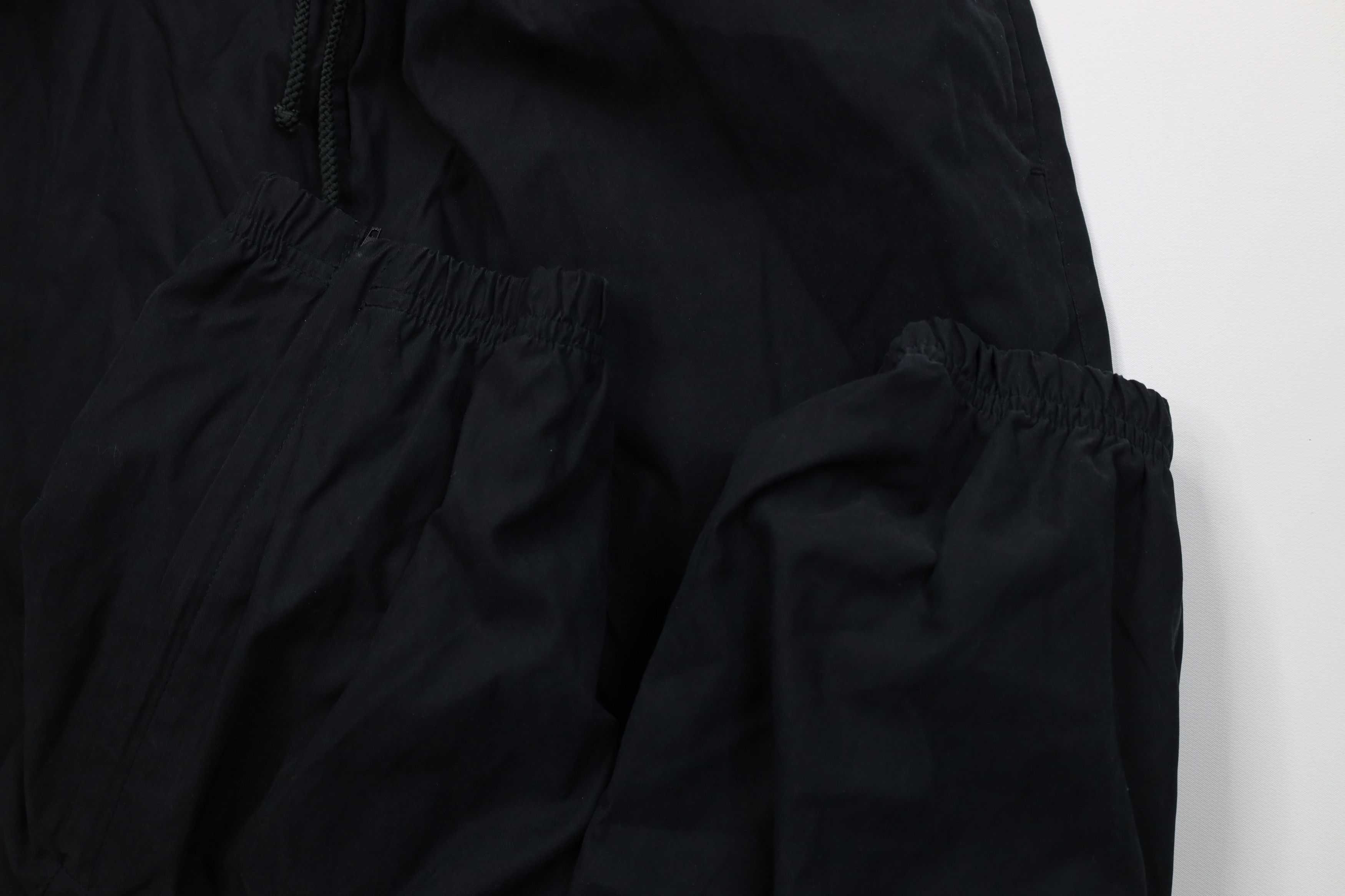 Vintage Vintage 90s Streetwear Lined Microfiber Joggers Pants Black Size US 34 / EU 50 - 7 Thumbnail