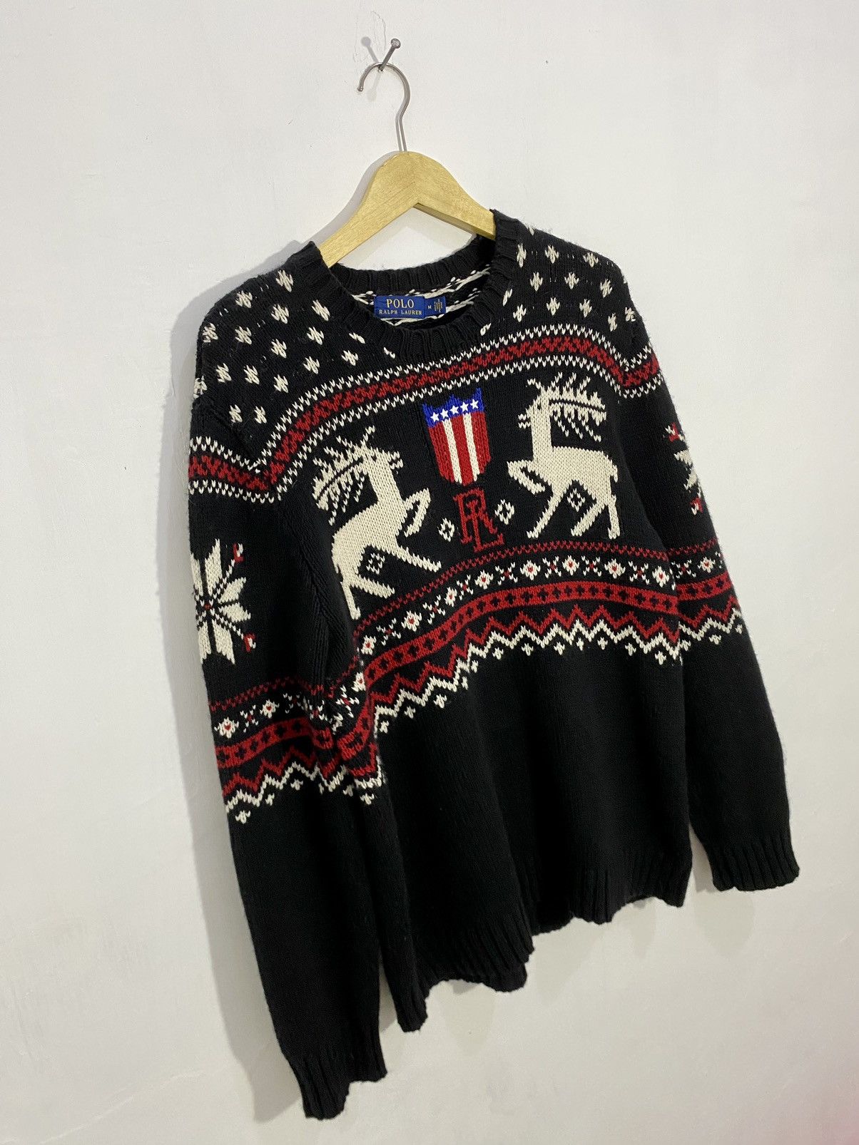 Polo Ralph Lauren × Ralph Lauren × Vintage 💥Aztec💥Ralph Lauren Classic Knitwear Size US L / EU 52-54 / 3 - 3 Thumbnail