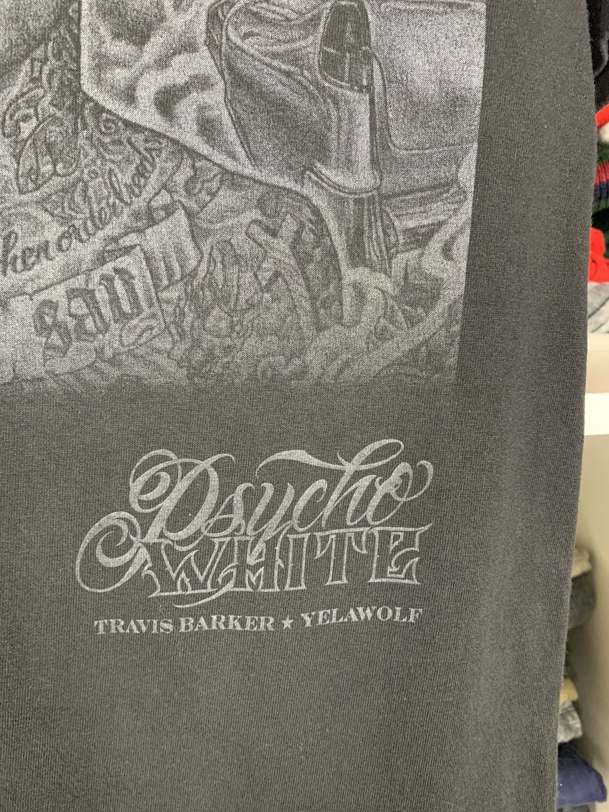 Band Tees Travis Barker Yelawolf “Psycho White” T-shirt Size US S / EU 44-46 / 1 - 9 Thumbnail