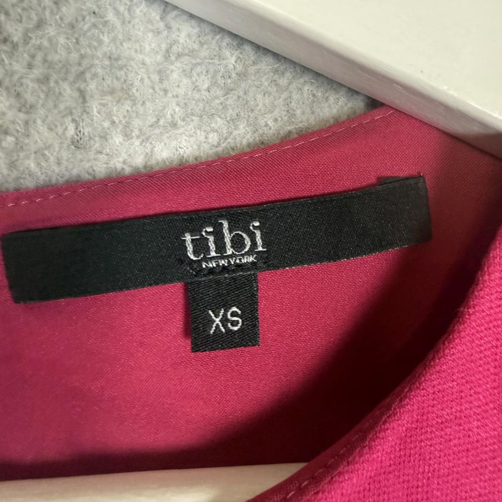 Tibi Tibi Pink A-Line Midi Skirt Women Small 3/4 Sleeve Lagenlook Knee Length Womens Size 28" / US 6 / IT 42 - 3 Thumbnail