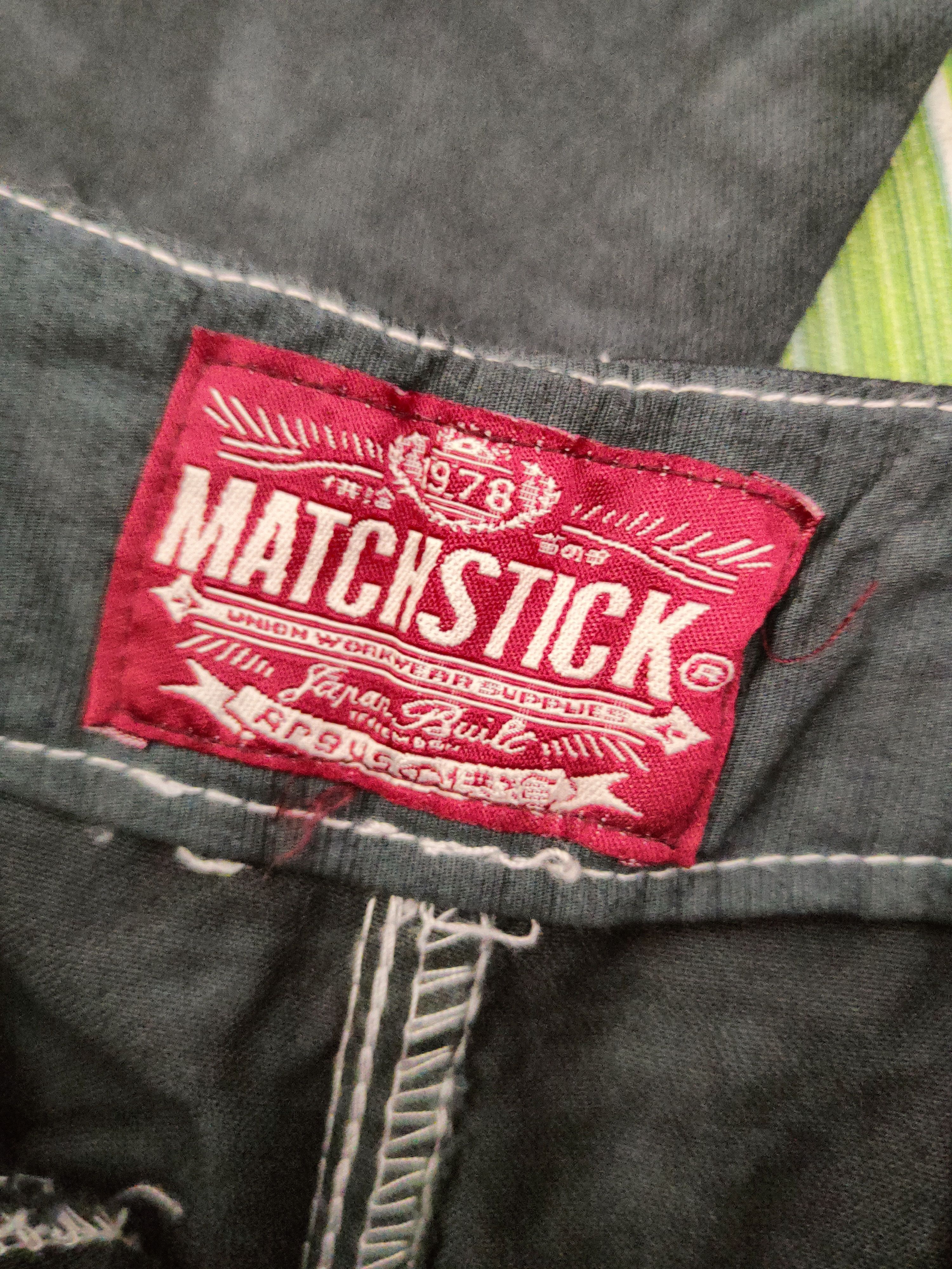 Japanese Brand DL Match Stick Black Multipocket Cargo Pants #46-090 Size US 34 / EU 50 - 15 Thumbnail
