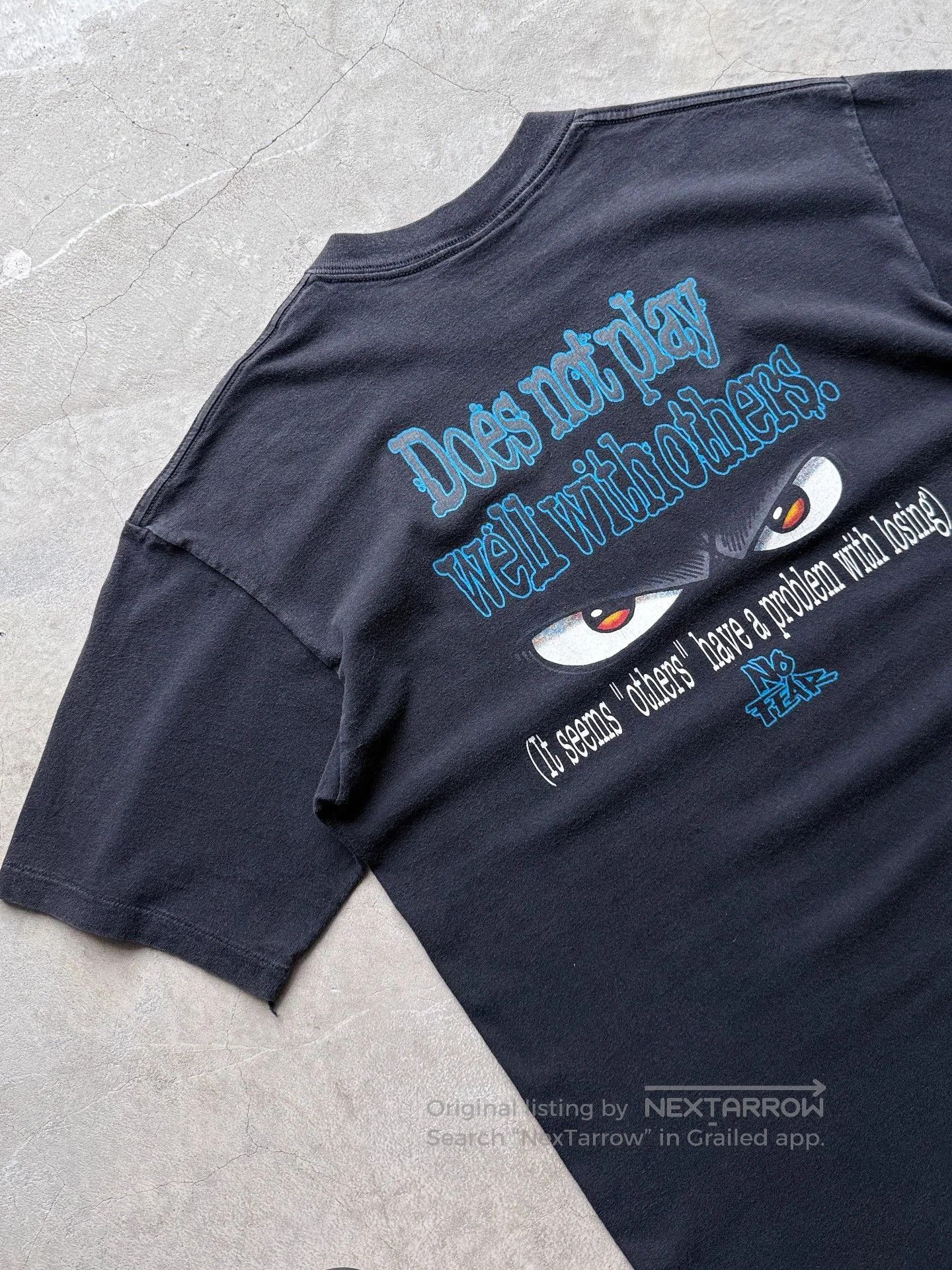 Vintage Vintage 90s Nofear Opium Graphic Tee. Size US L / EU 52-54 / 3 - 6 Thumbnail