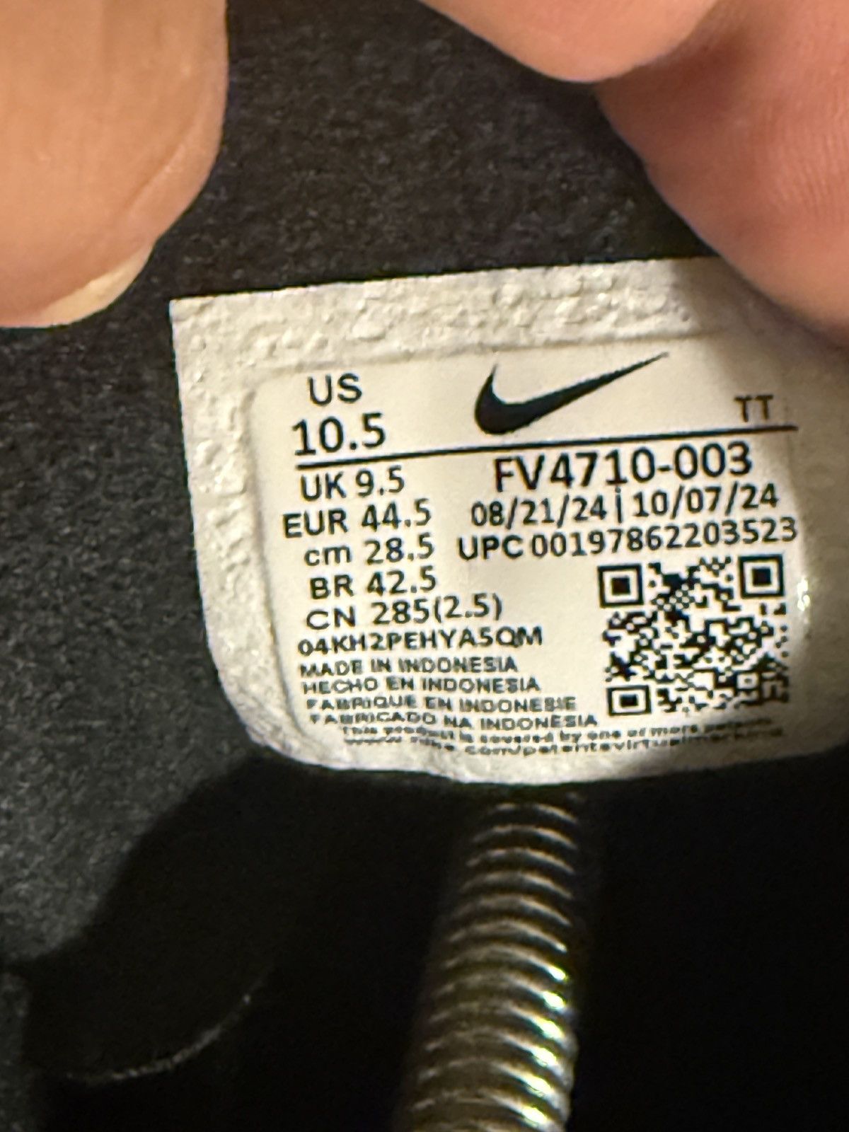 Nike Nike Air Max 95 'Pure Platinum/Anthracite' USED size 10,5 Size US 10.5 / EU 43-44 - 7 Thumbnail