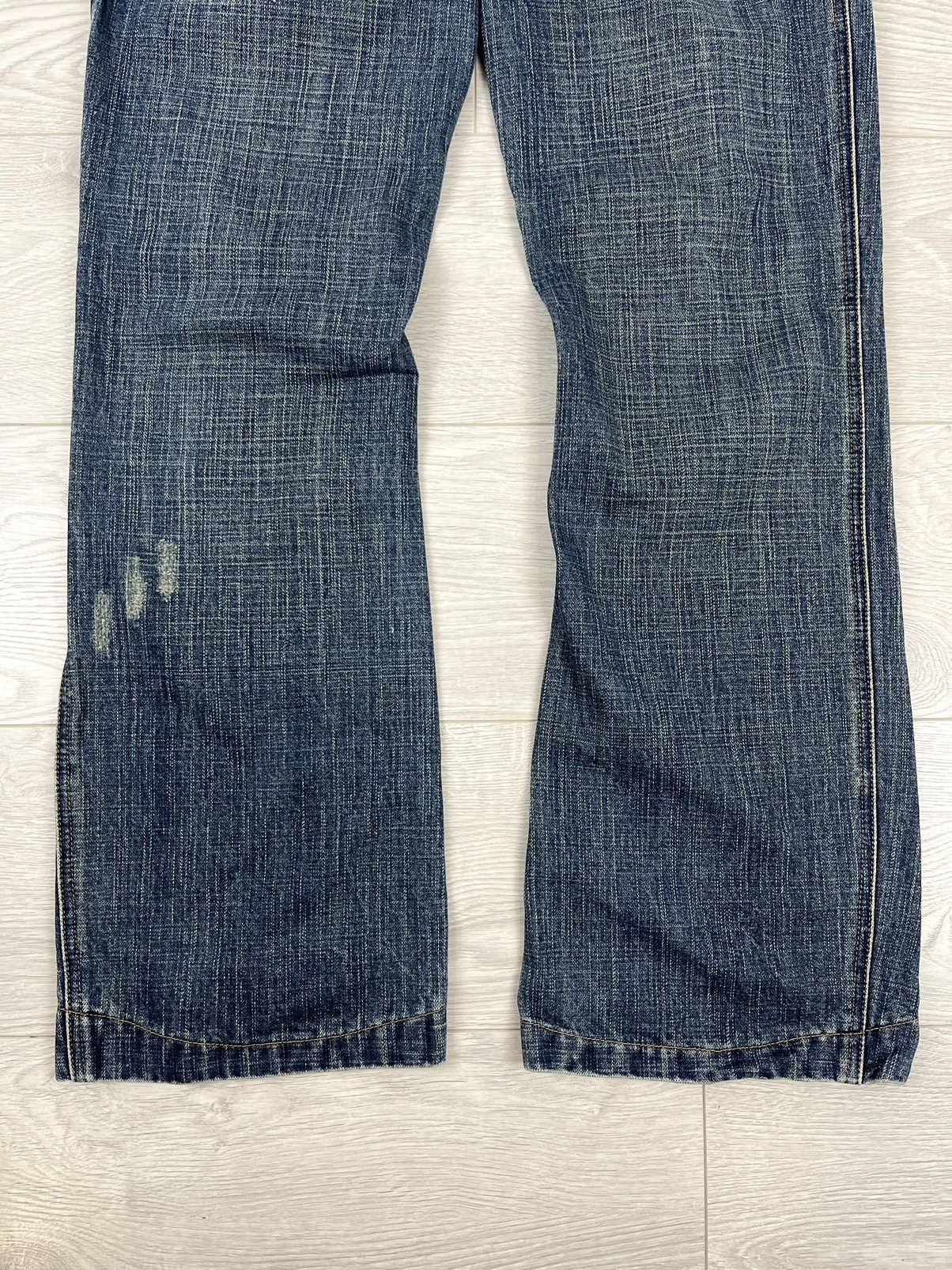 Wrangler Wrangler Vintage 90s Boot Cut Distressed Denim Pants Jeans Size US 32 / EU 48 - 3 Thumbnail
