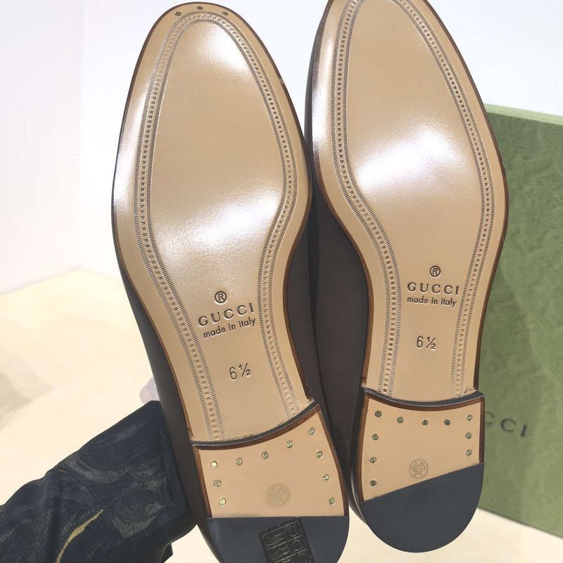 Gucci Gucci Casual Stylish Flat Shoes in Coffee Brown - Size US 7.5 / EU 40-41 - 2 Thumbnail