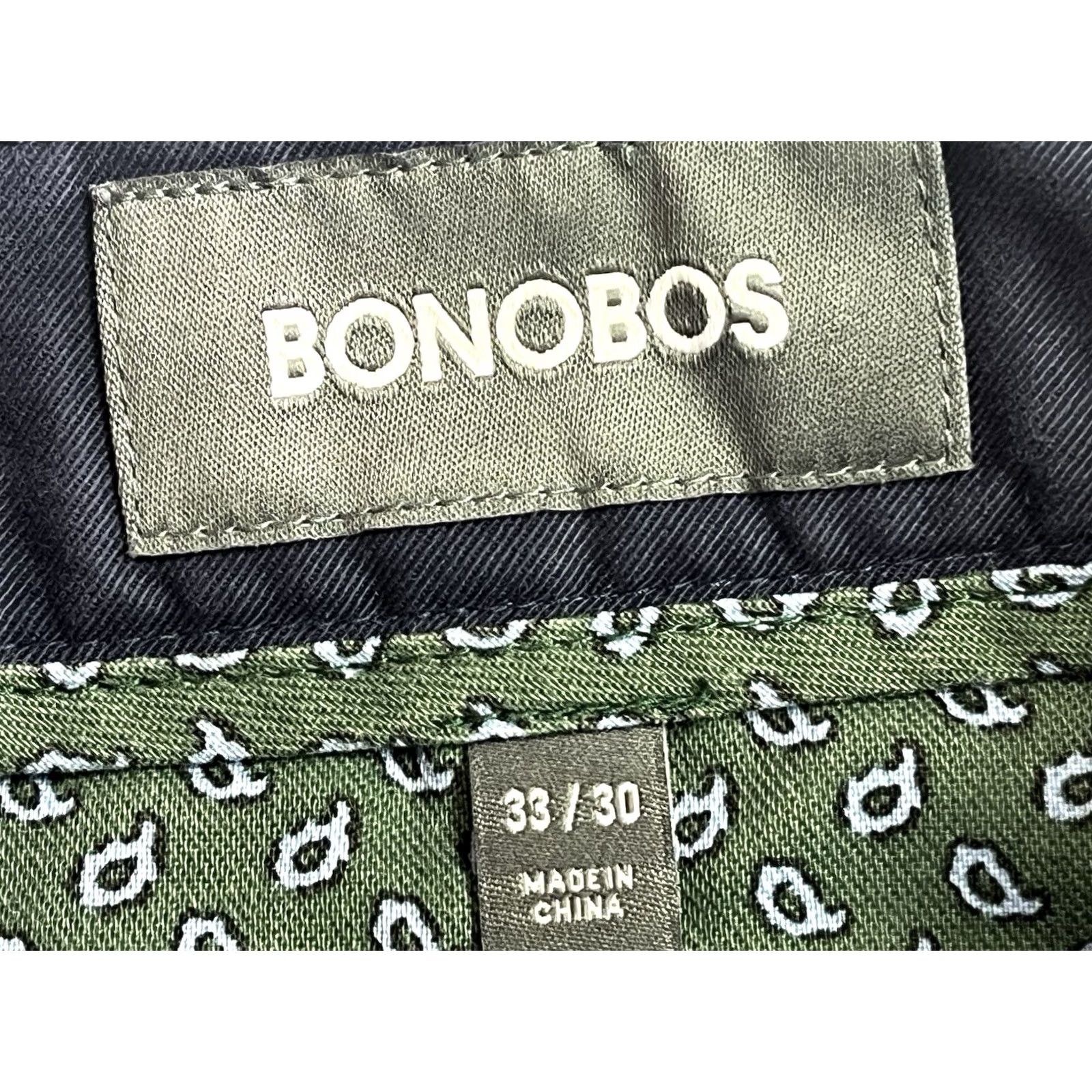 Bonobos Bonobos Pants Mens 33 x 30 Blue Slim Straight Leg Chinos Flat Front Weekday Warrior Size US 33 - 7 Thumbnail