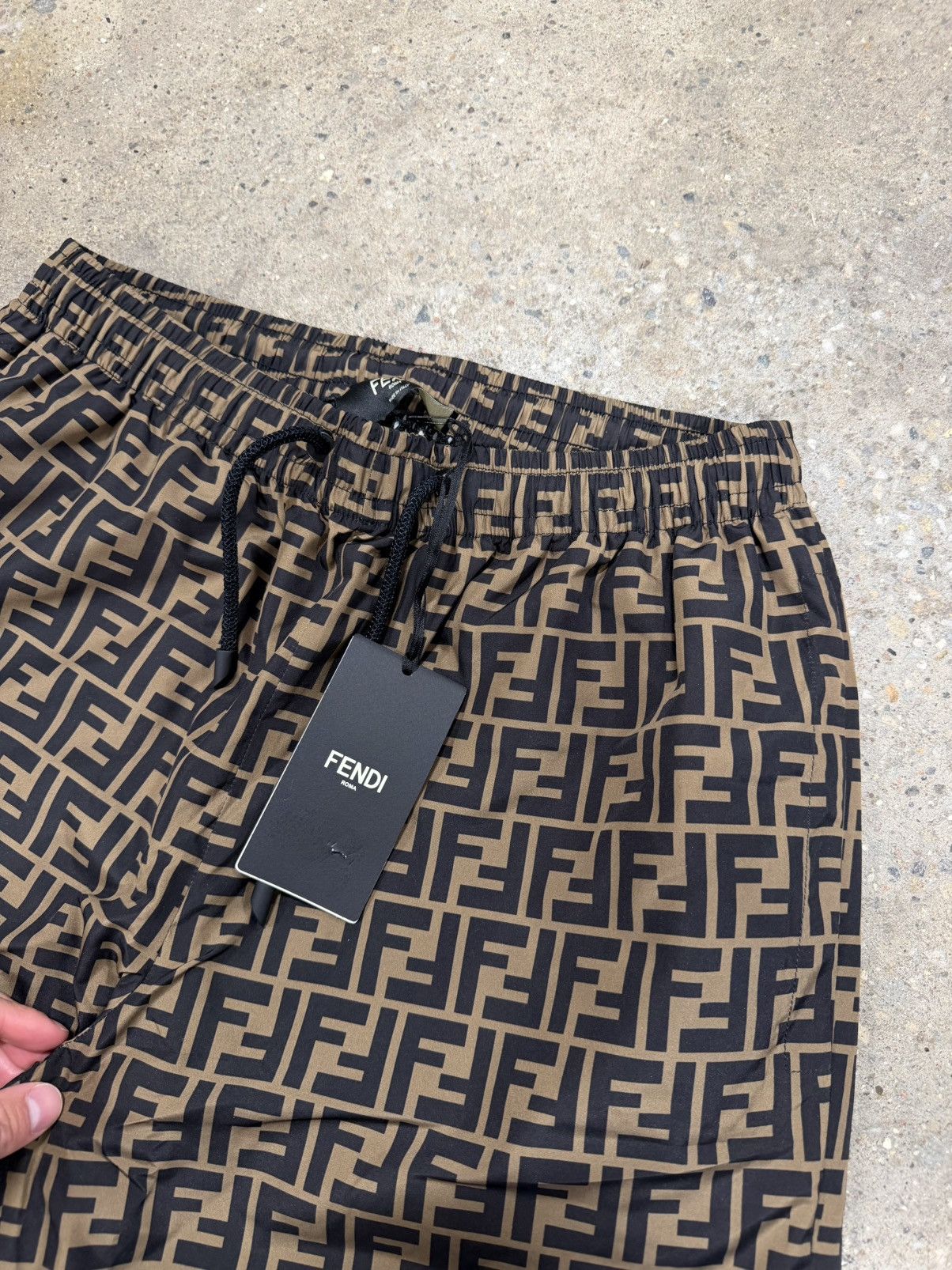 Fendi Fendi FF monogram Printed Nylon Track Pants NEW 1300$ Size US 30 / EU 46 - 2 Thumbnail