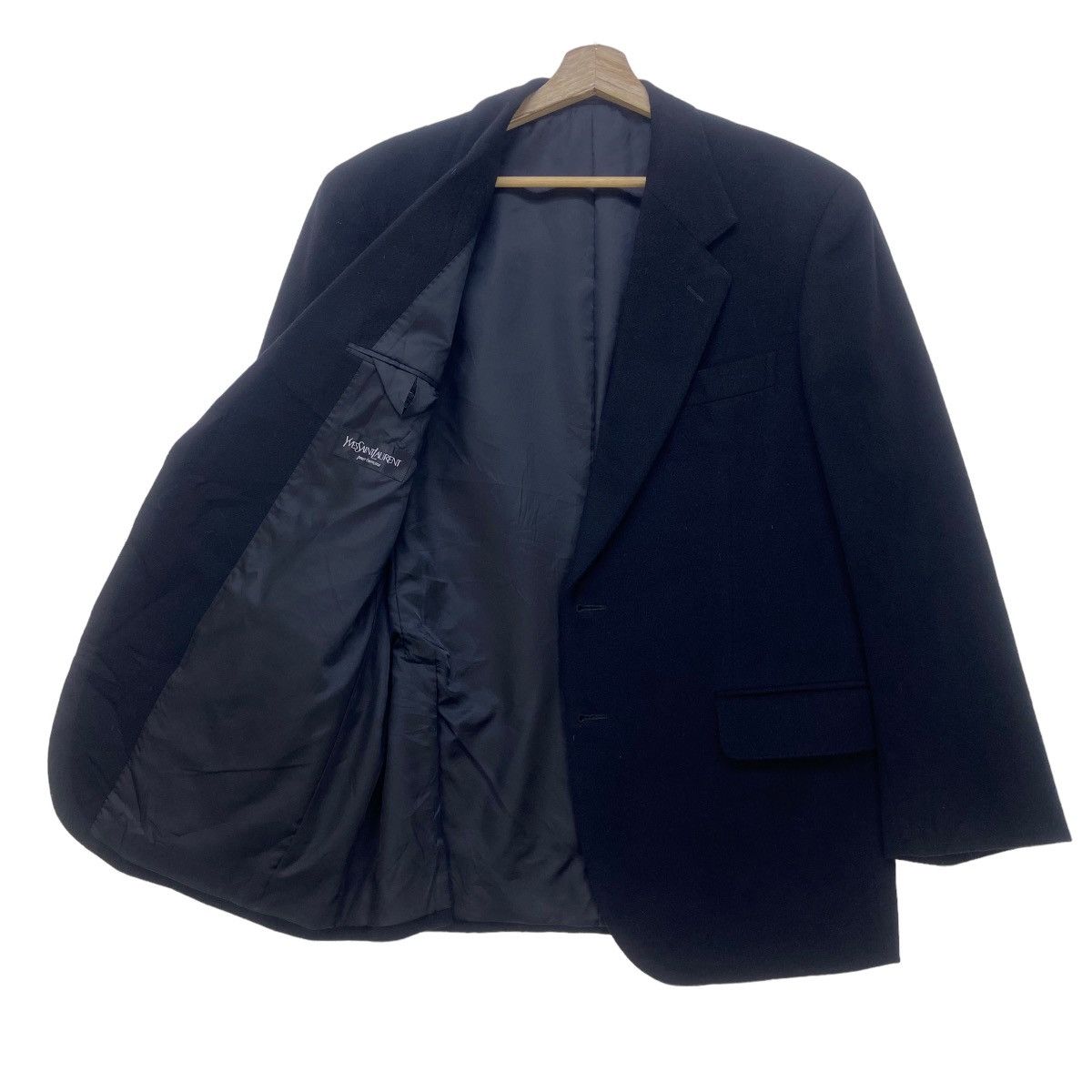 Yves Saint Laurent Yves Saint Laurent Pour Homme Wool Coat Blazer Size US S / EU 44-46 / 1 - 2 Thumbnail